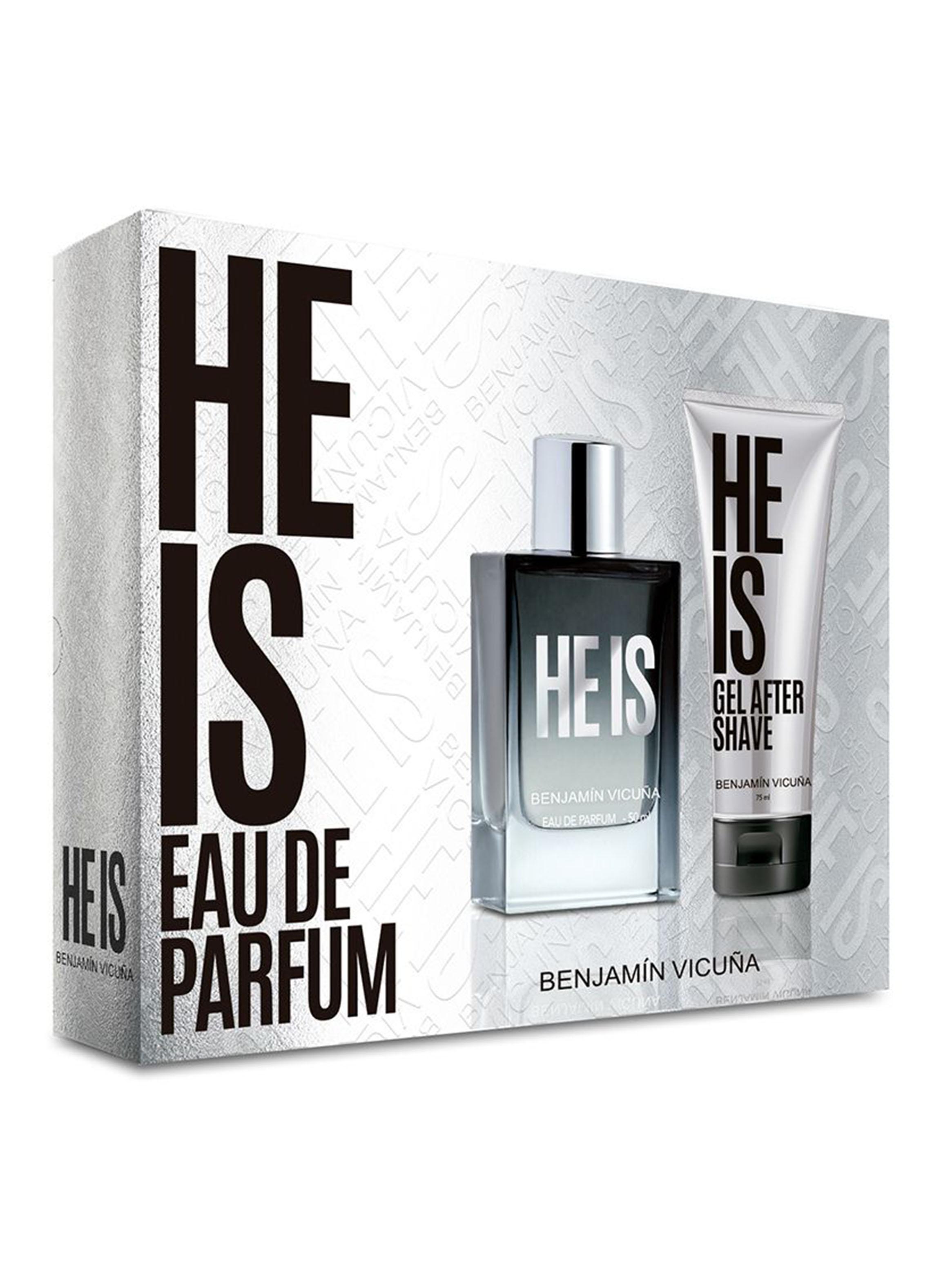 Set Perfume He Is EDP Hombre 50 ml + After Shave 75 g-1