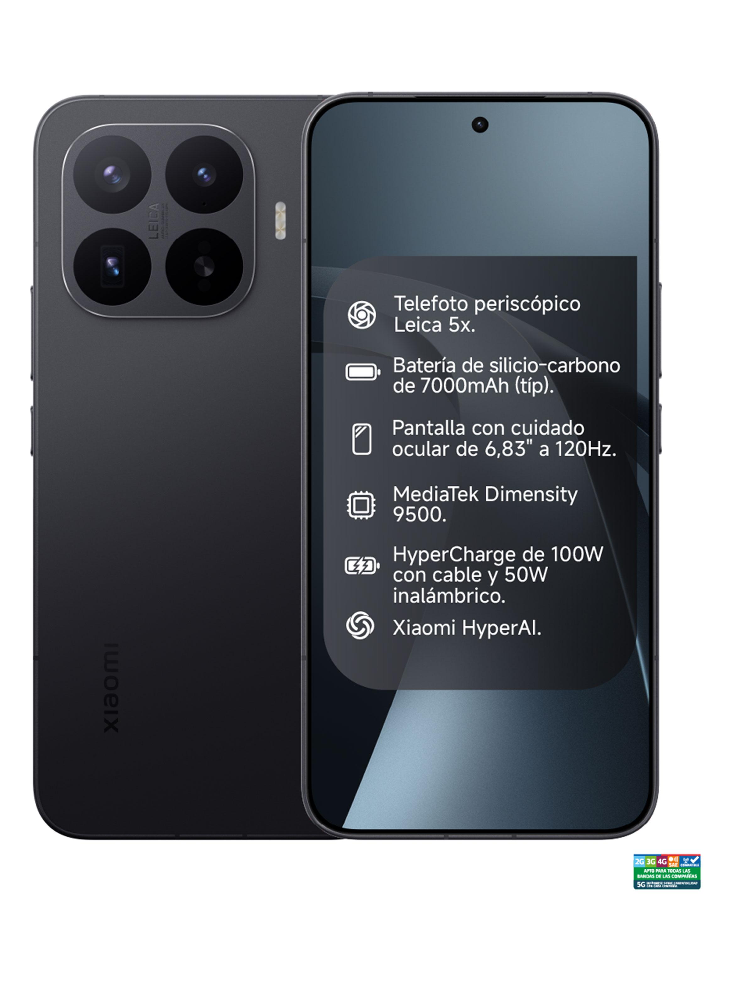 Smartphone Xiaomi 17T Pro 5G 512GB 6.83'' Negro + Parlante Sound Outdoor 30W Negro-1