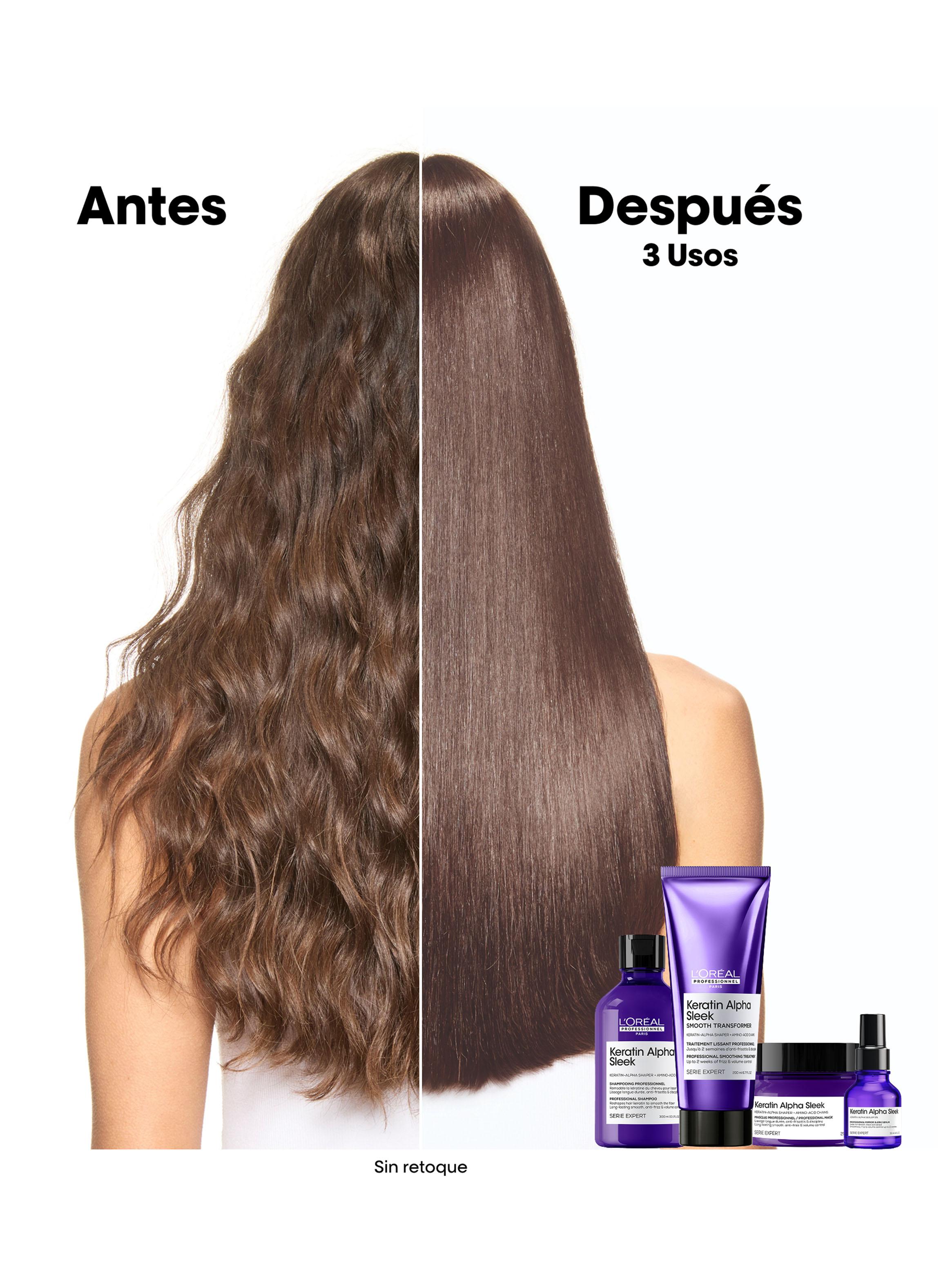 Tratamiento Progresivo Efecto Liso 200ml Keratin Alpha Sleek-2