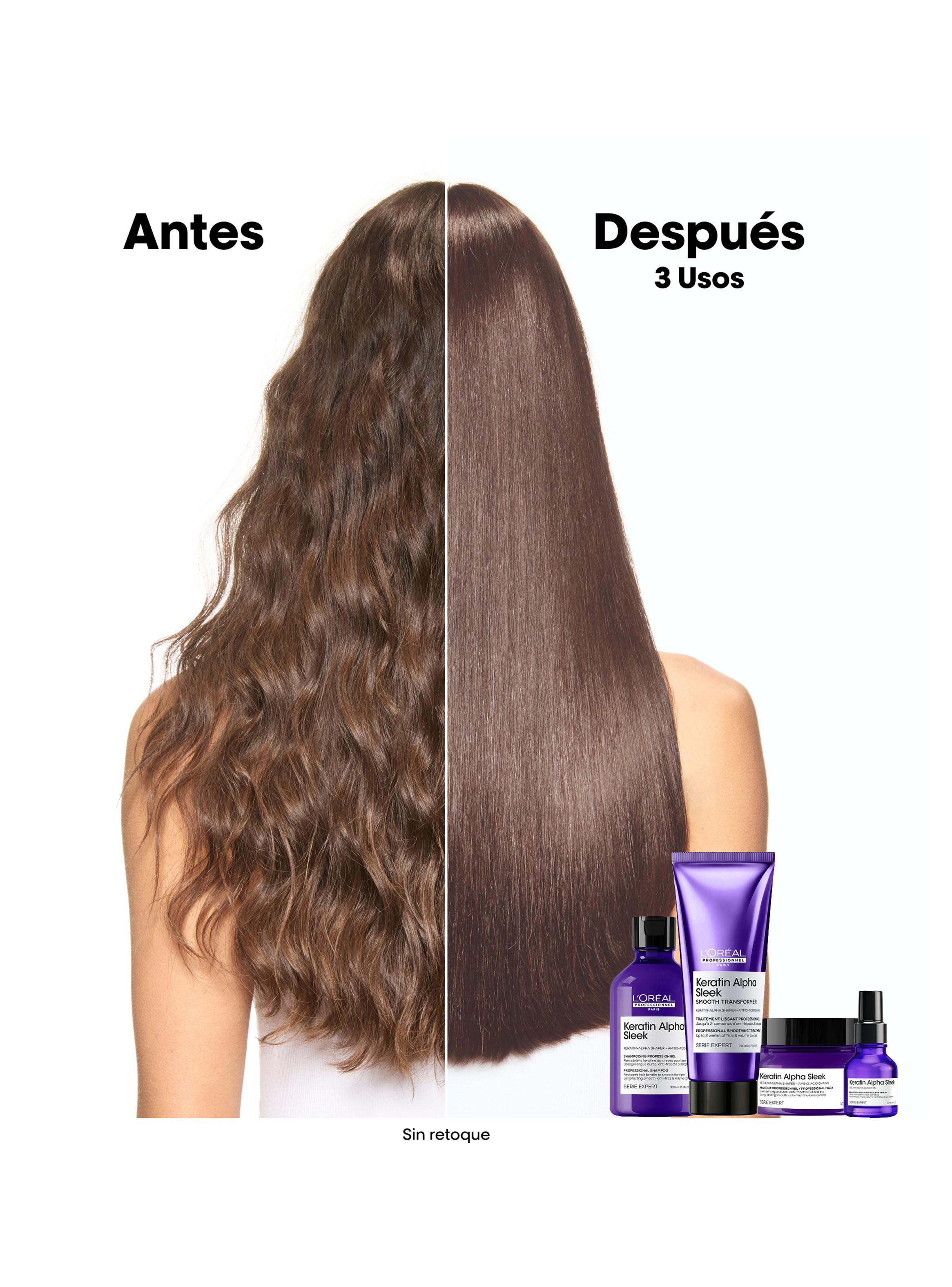 Máscara Anti-frizz 250ml Keratin Alpha Sleek-3