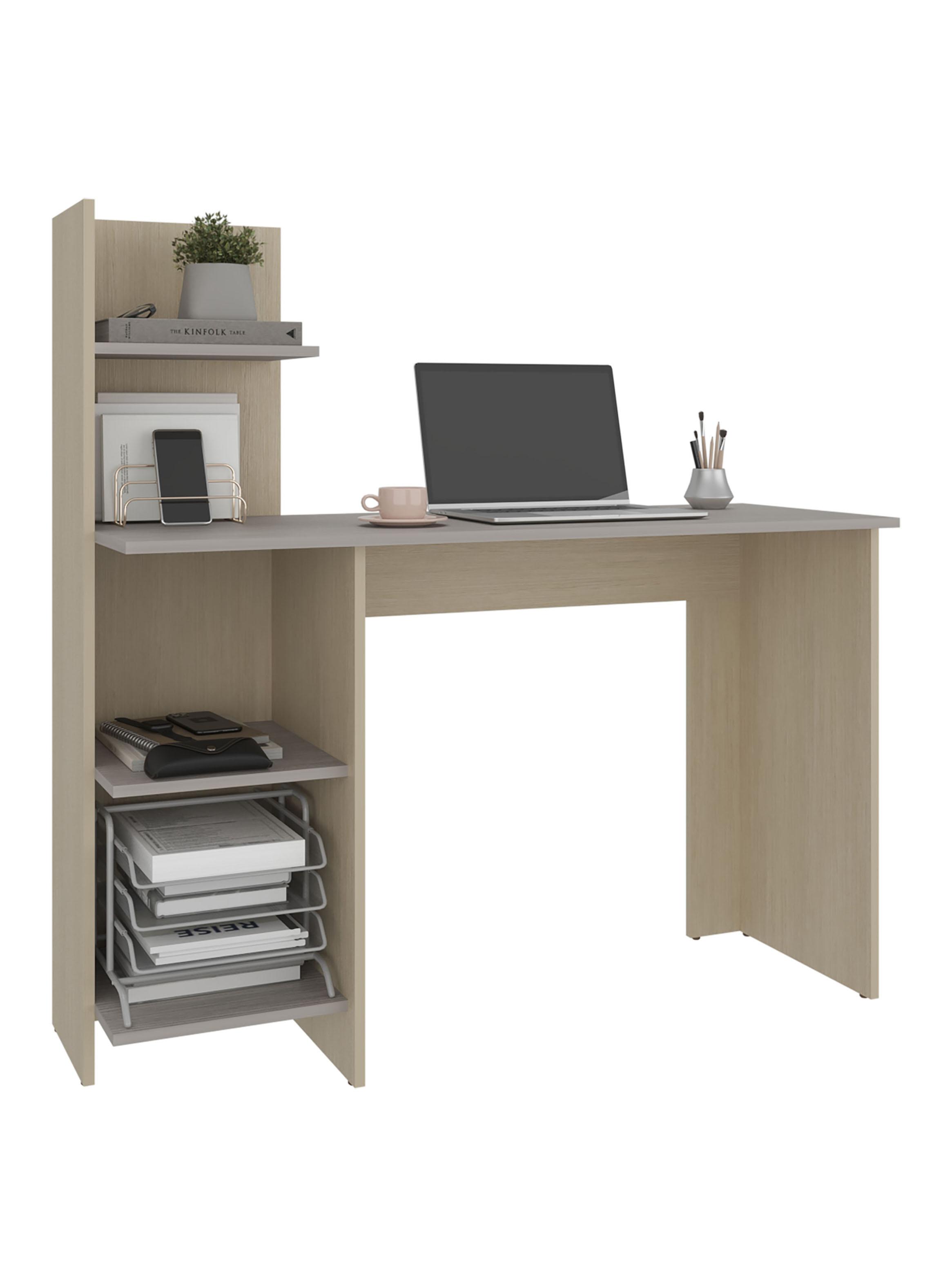 Escritorio Recto con Biblioteca Office-3