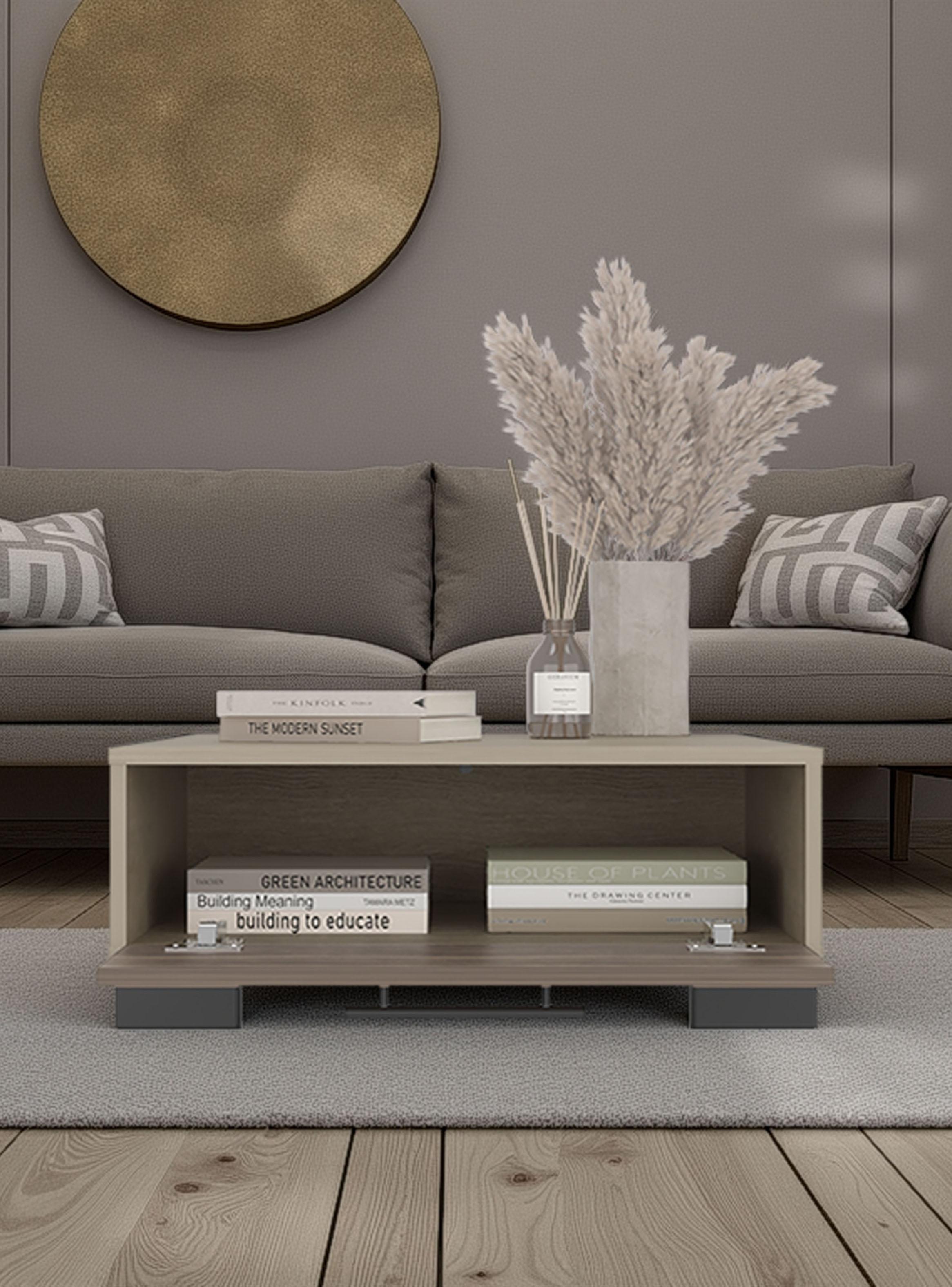 Mesa de Centro 1 Cajón Marsella Cartagena 23.8x60x60 cm-5