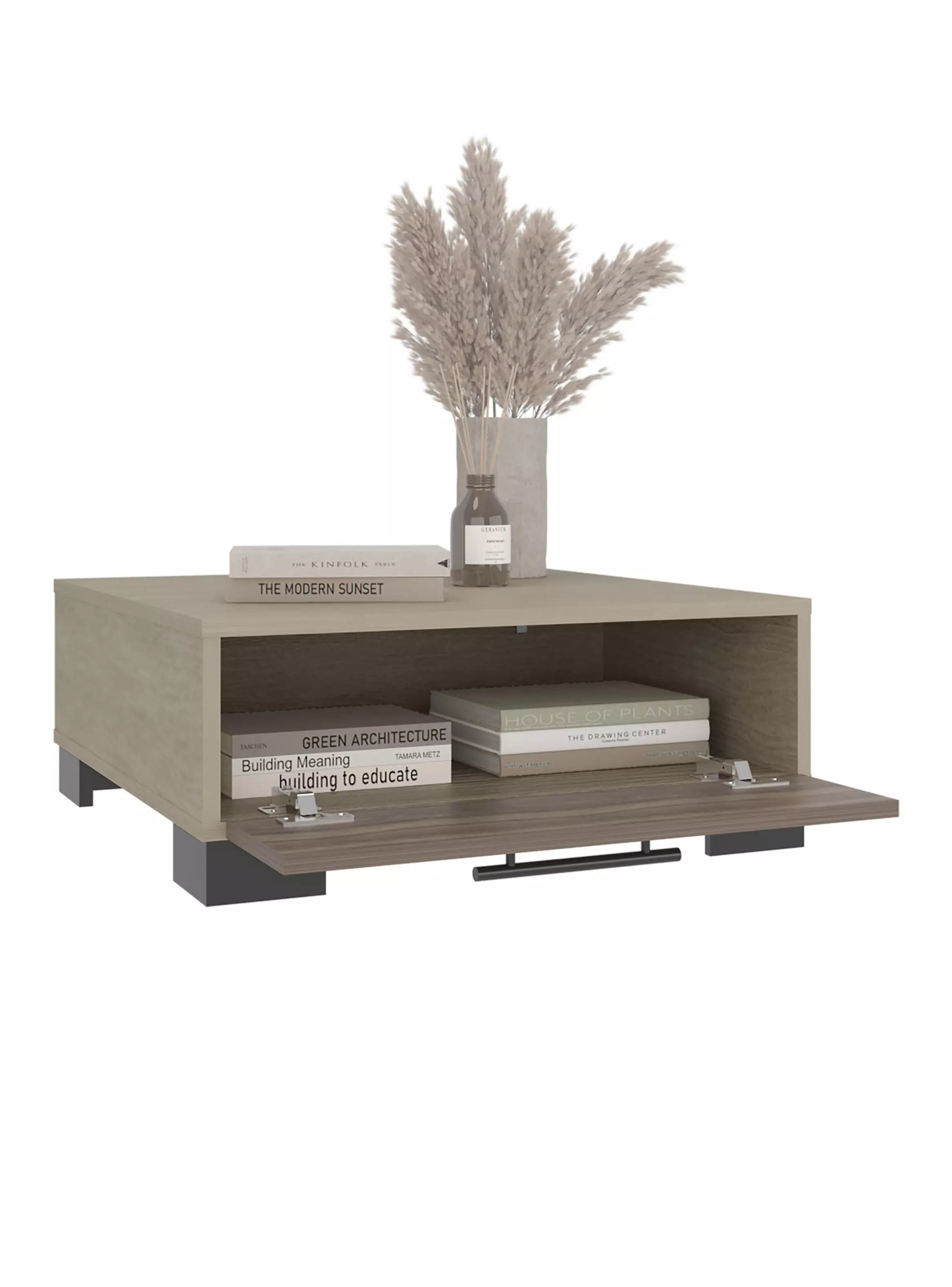 Mesa de Centro 1 Cajón Marsella Cartagena 23.8x60x60 cm-3