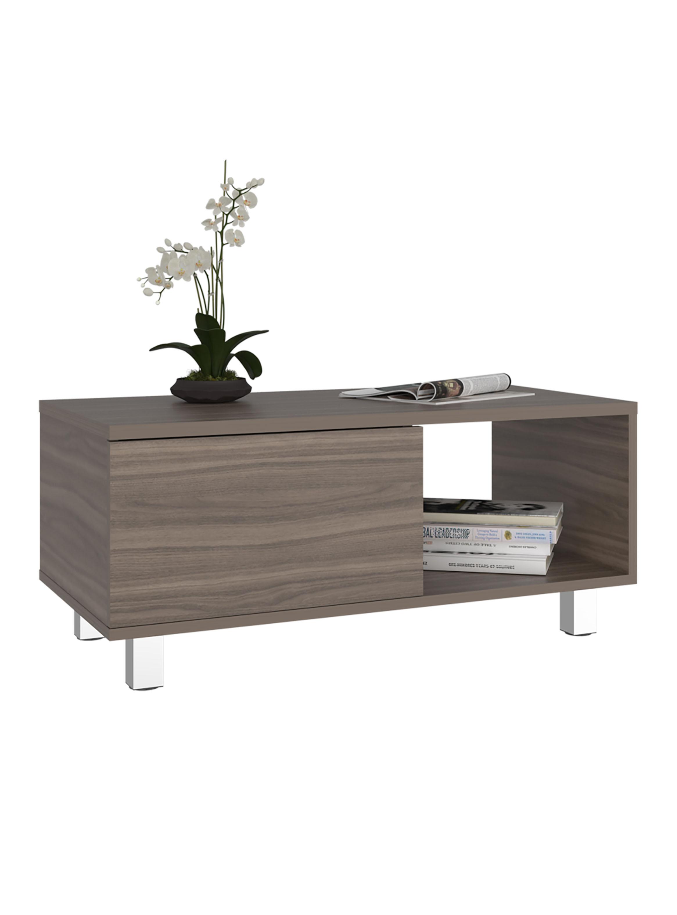 Mesa de Centro 1 Cajón Torence Avellana 35x80.1x40.1 cm-3