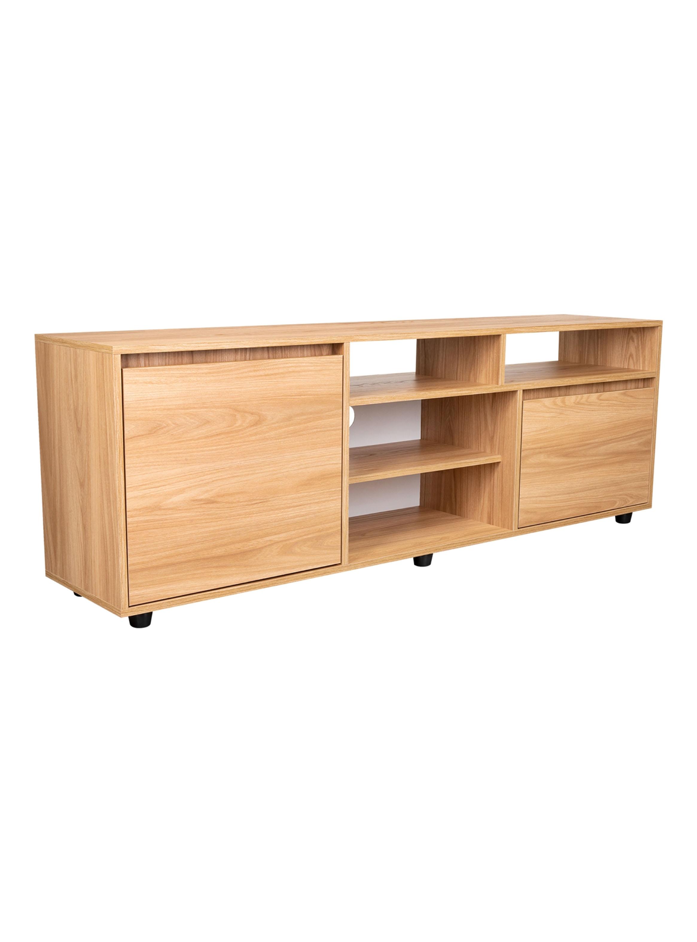 Rack TV 70'' Pino 2 Puertas 55.0x160x35.2 cm-0
