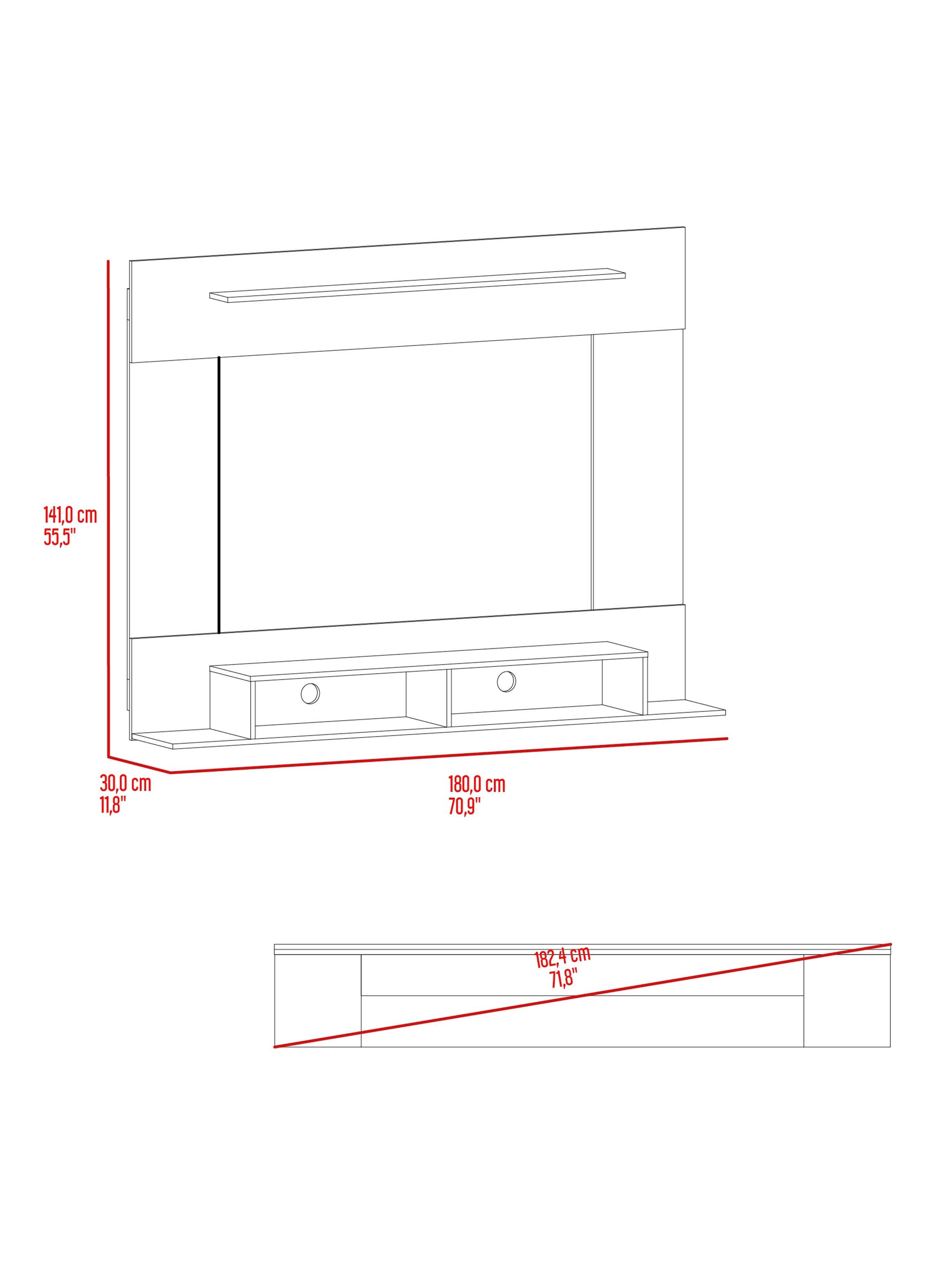 Panel TV 70''  Montana 141x180x30 cm-1