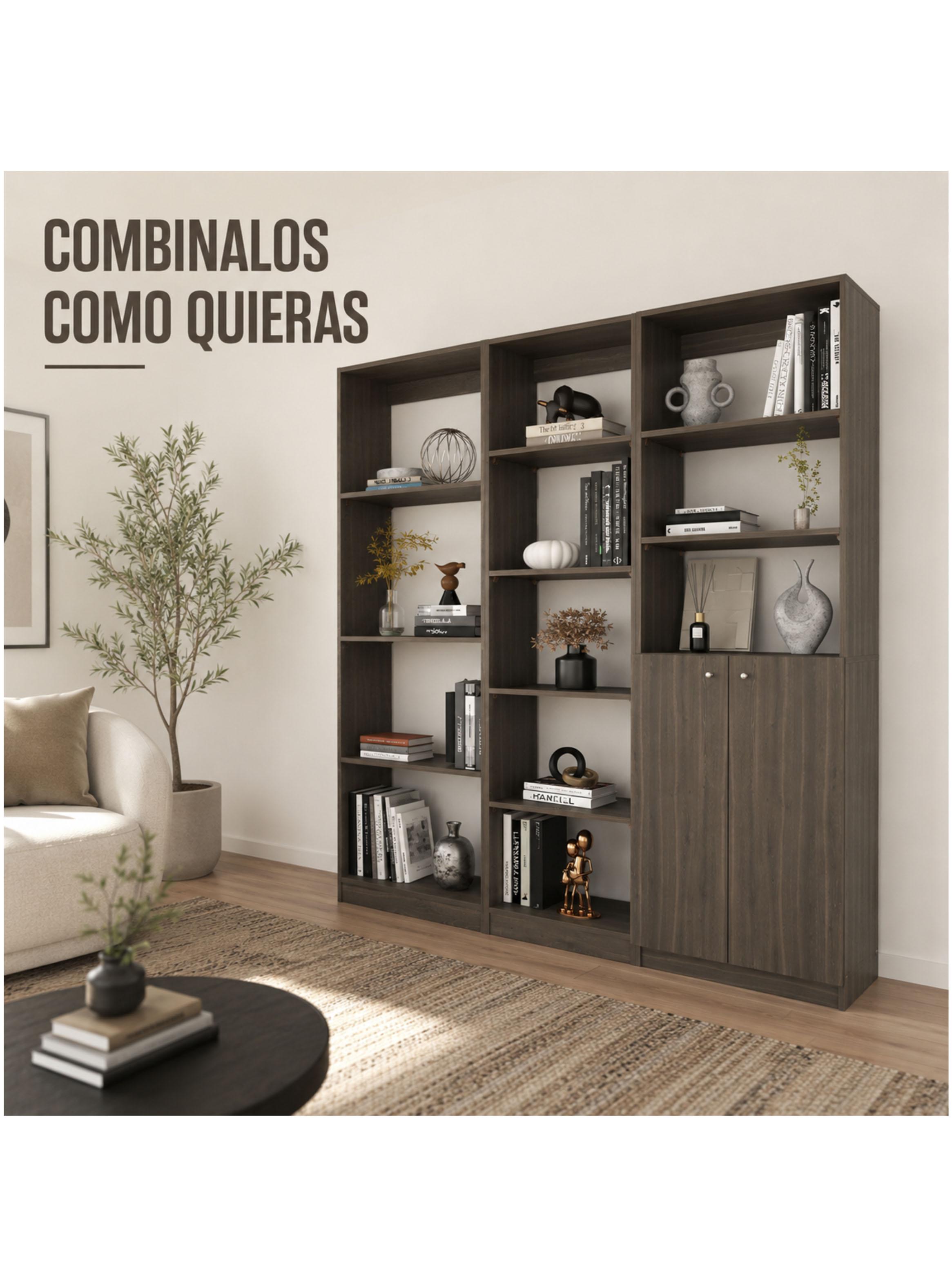 Set de 3 Estantes con 14 Niveles 2 Puertas Home E-4