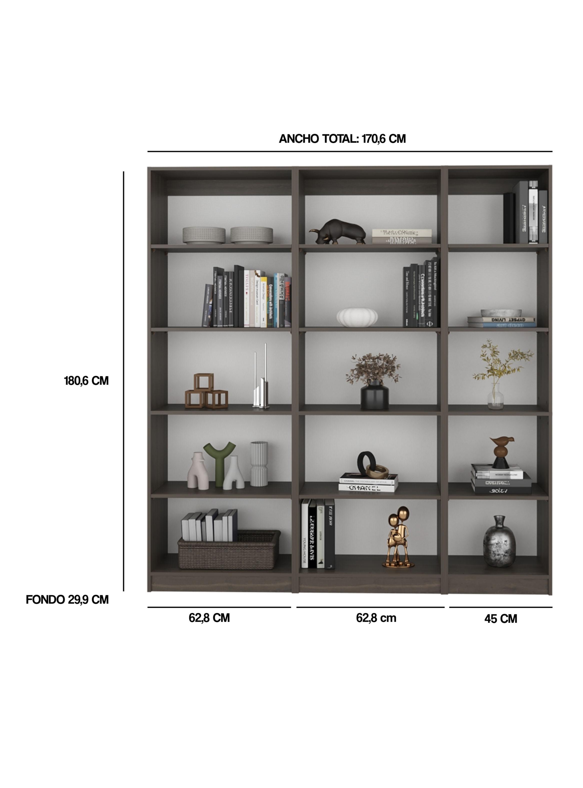 Set de 3 Estantes 15 Niveles Home E-1