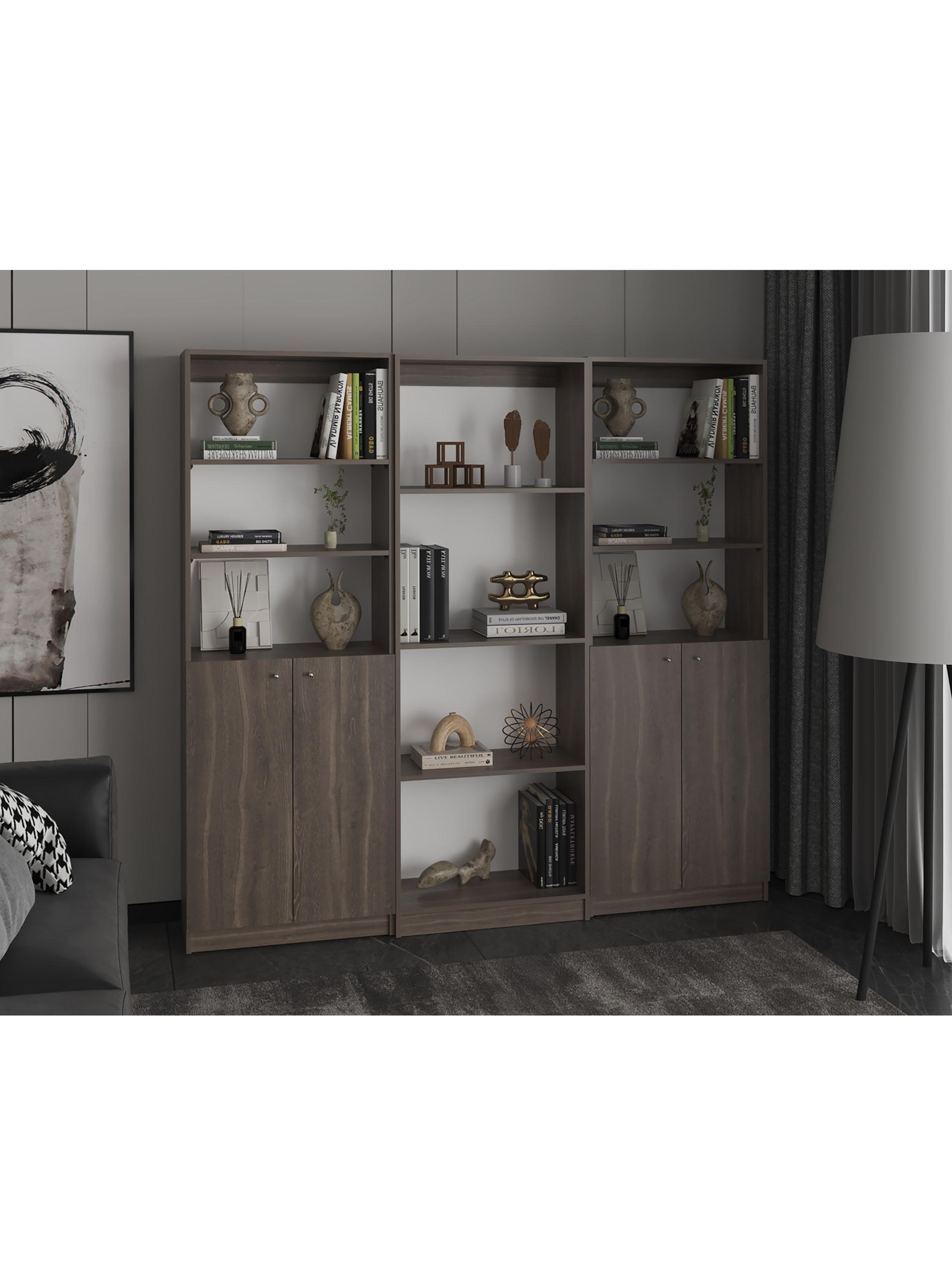 Set de 3 Estantes 14 Niveles 4 Puertas Home E-4