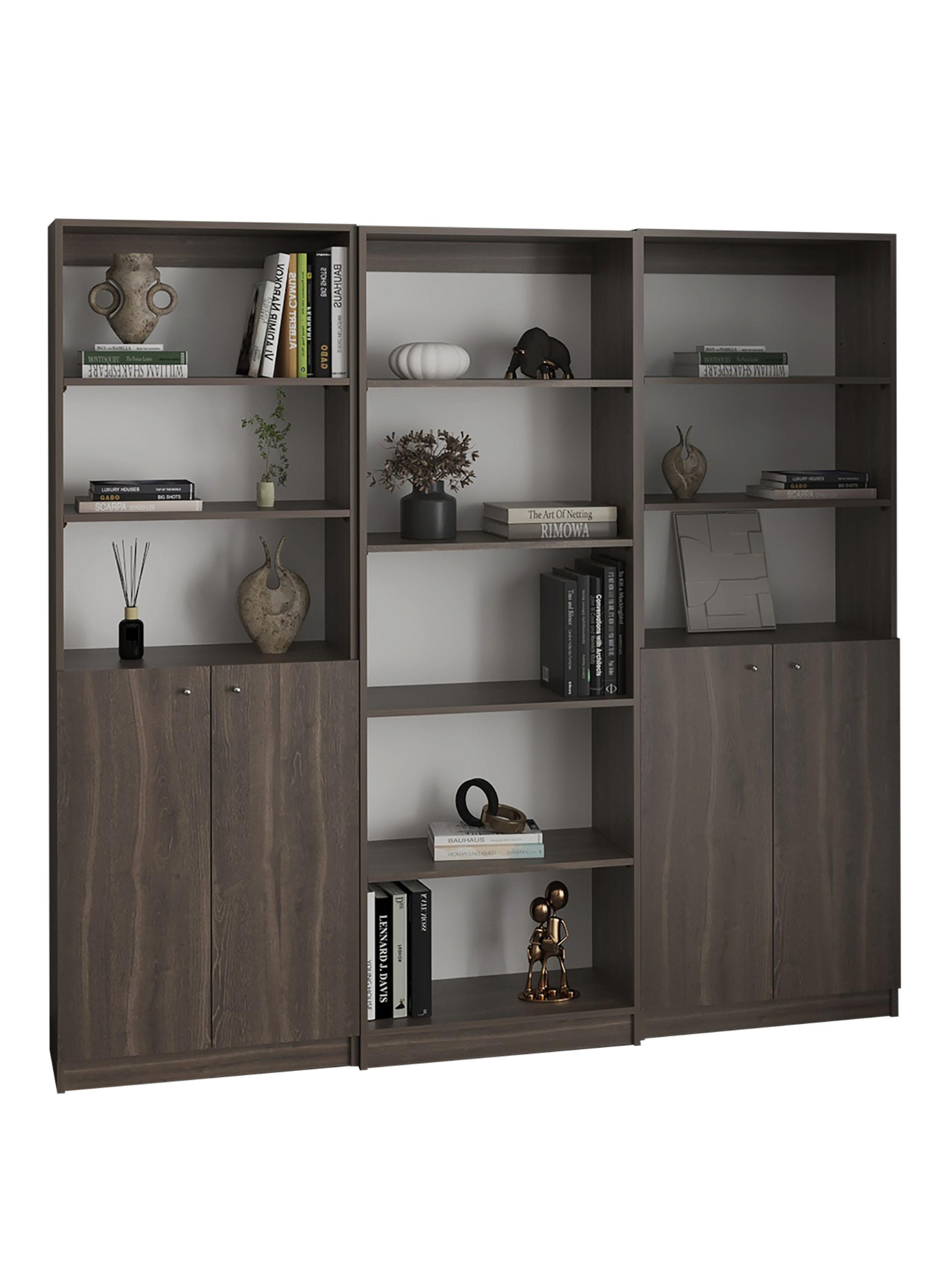 Set de 3 Estantes 15 Niveles 4 Puertas Abatibles Home E-0