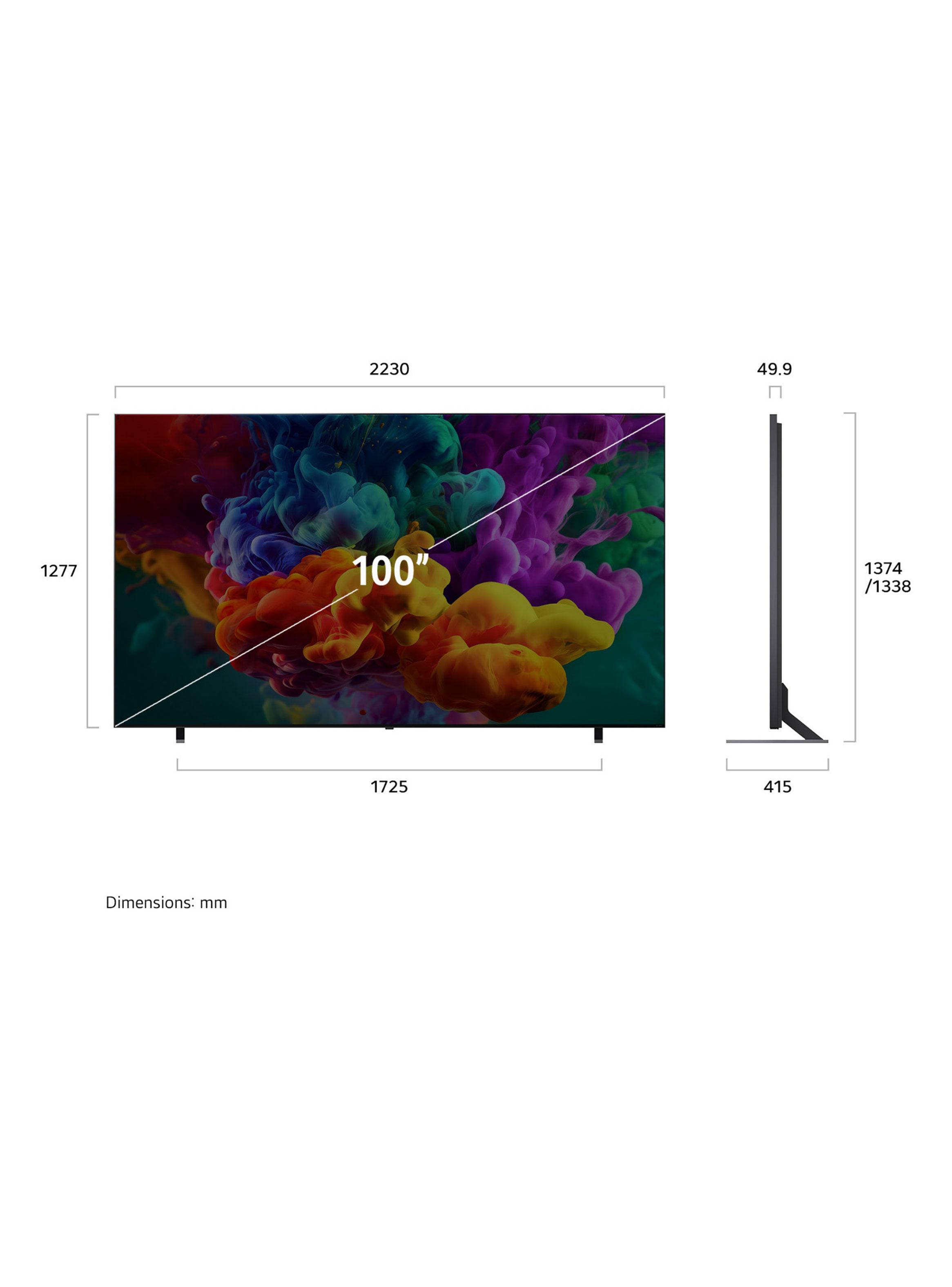 QNED Mini LED Smart TV 100'' 4K UHD Evo AI QNED85 2026 + Magic Remote Control-1