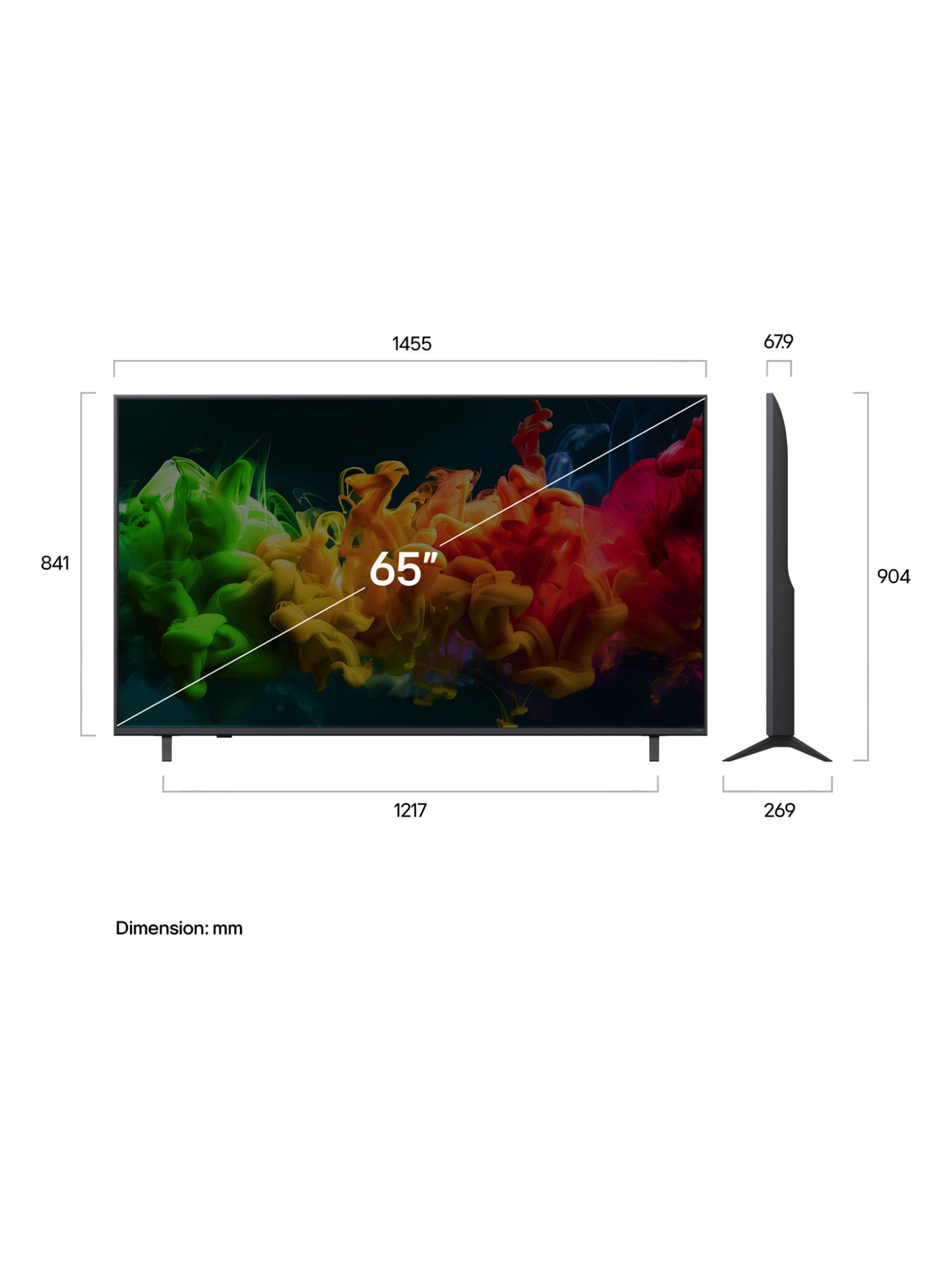 Mini LED Smart TV 65'' 4K UHD AI QNED80 Evo 2026 + Magic Remote Control-1