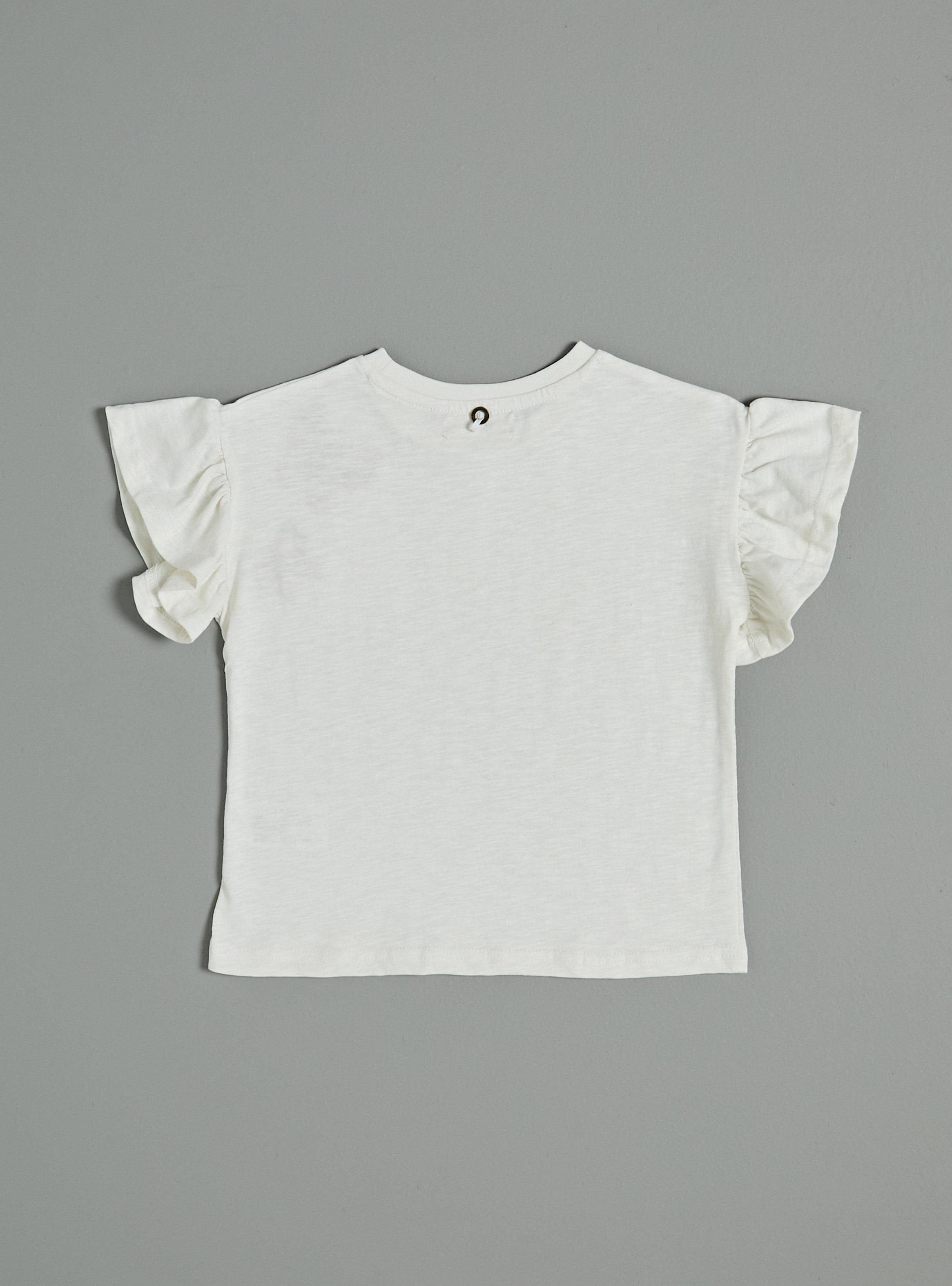 Polera Vuelito Manga Aplicación Bordada Lentejuelas-2