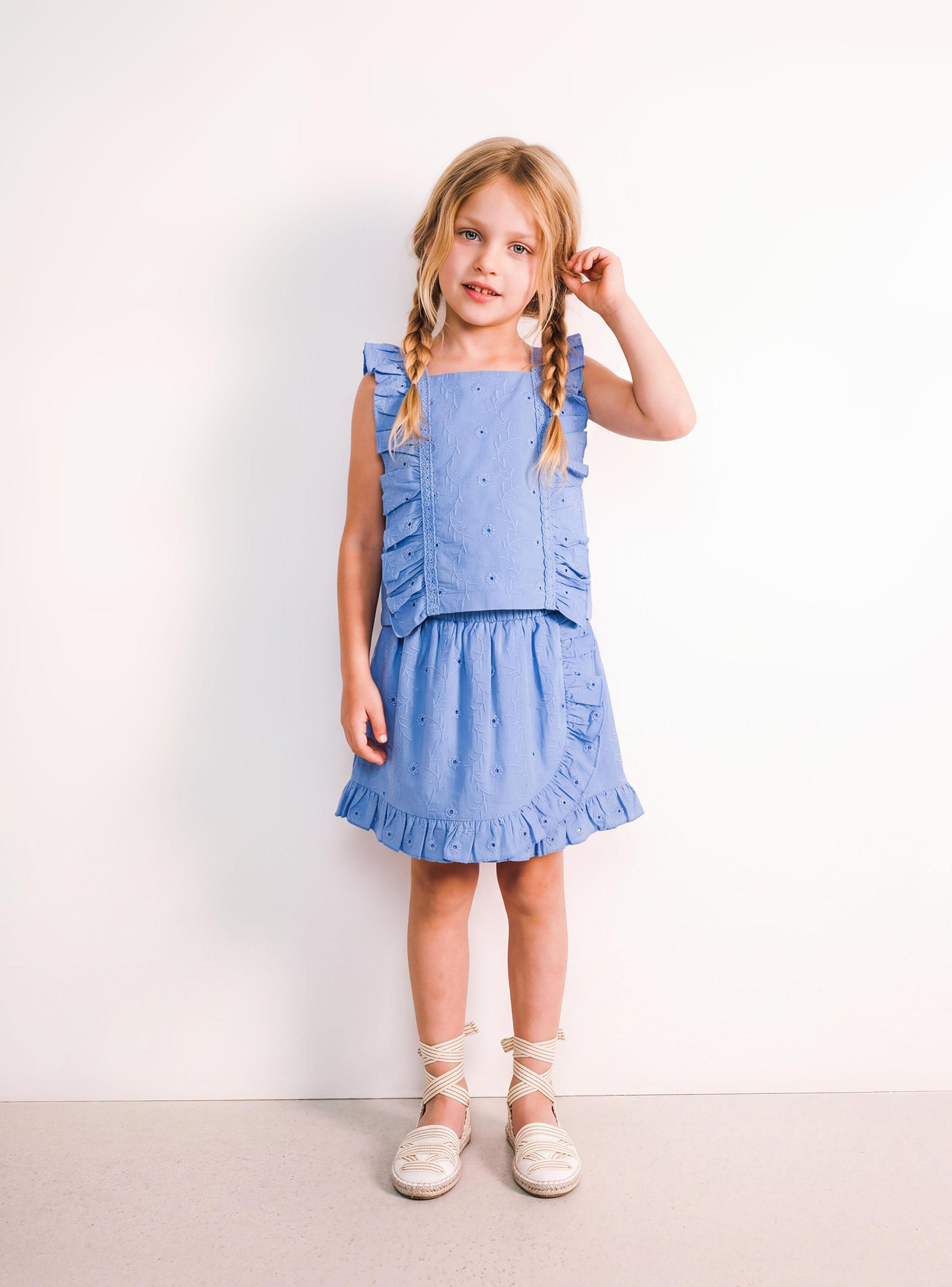 Short Skort Falda Broderie-0