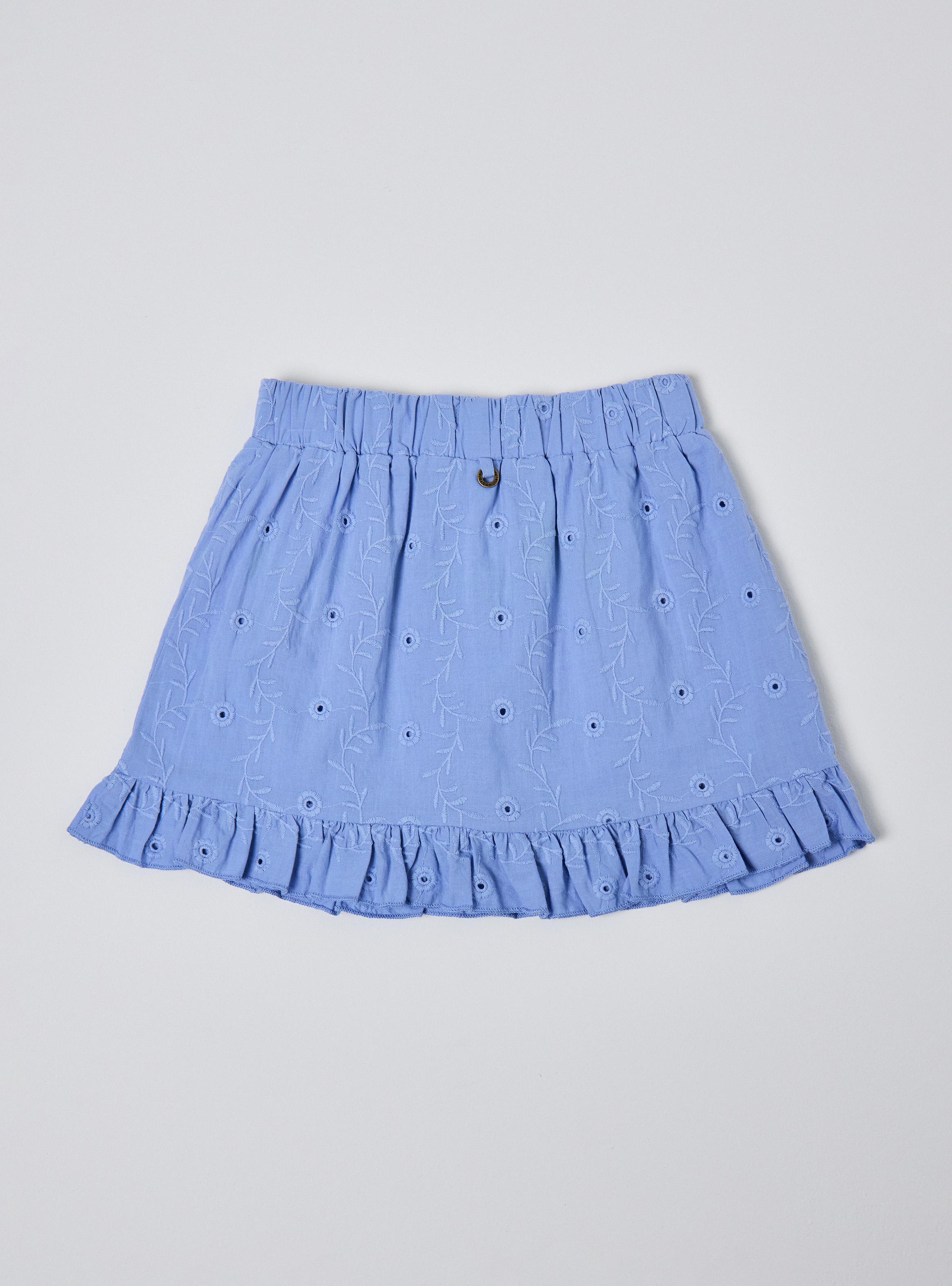 Short Skort Falda Broderie-2