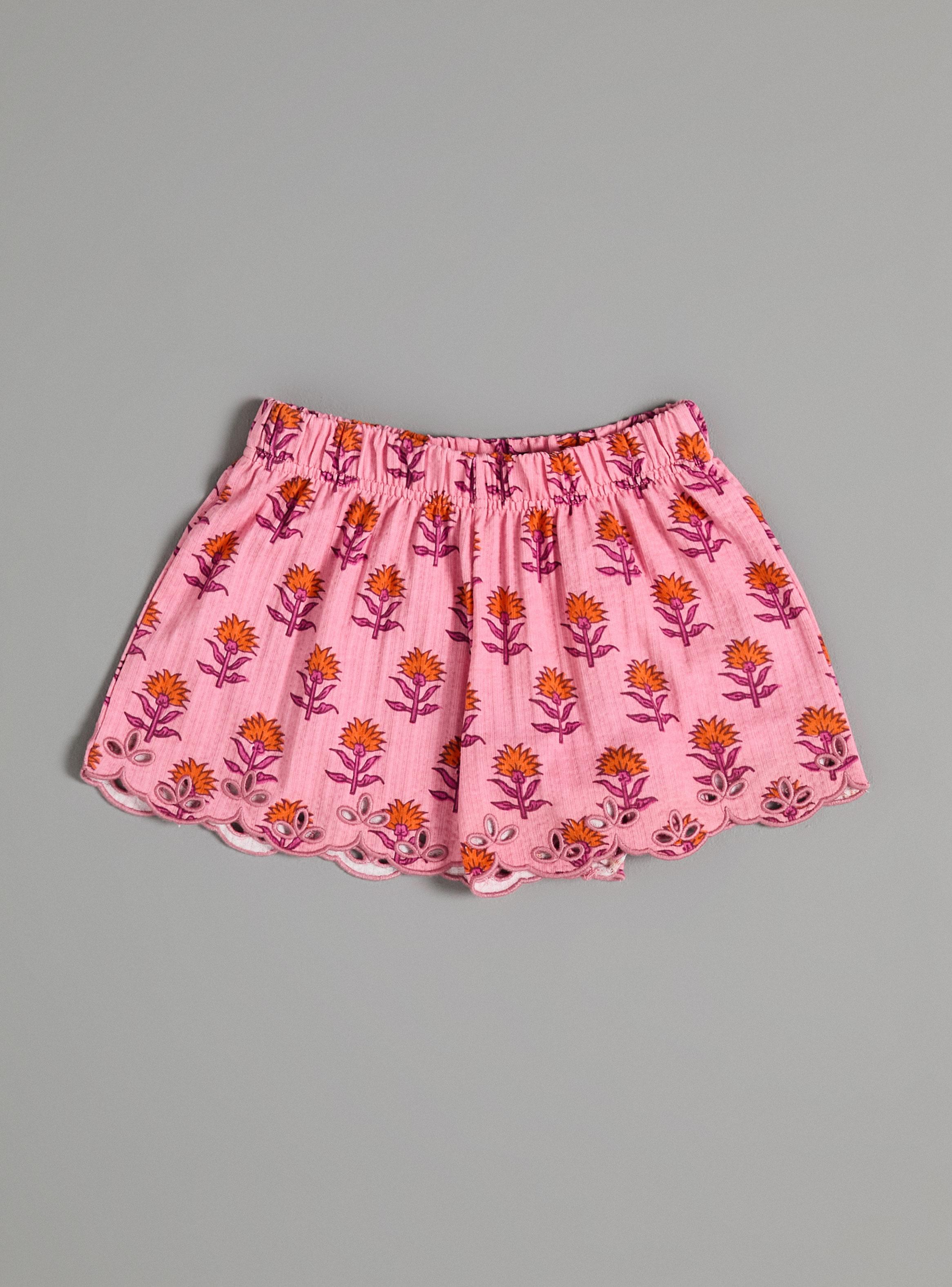 Short Full Estampado Elasticado Looks Broderie-1