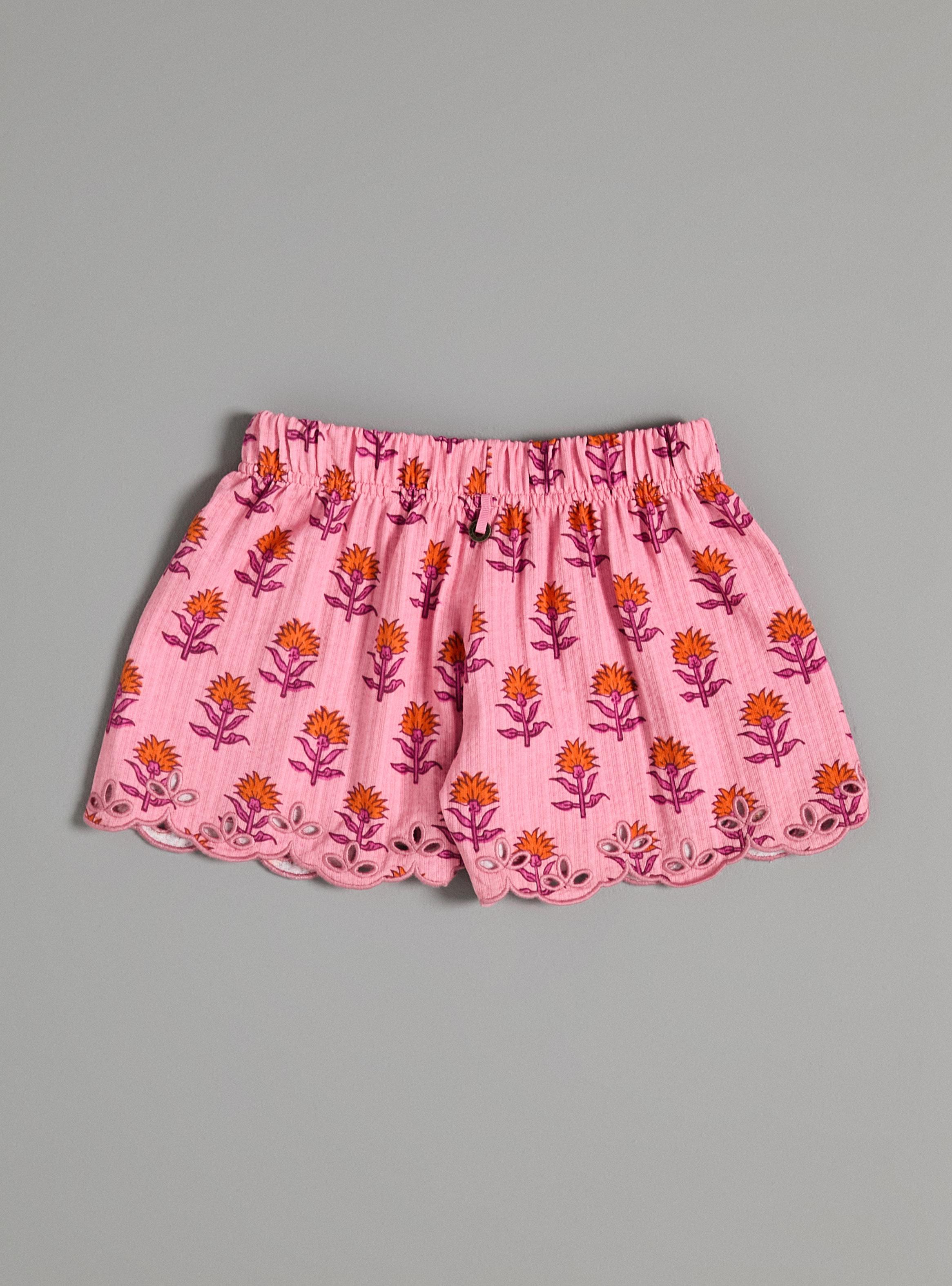 Short Full Estampado Elasticado Looks Broderie-2