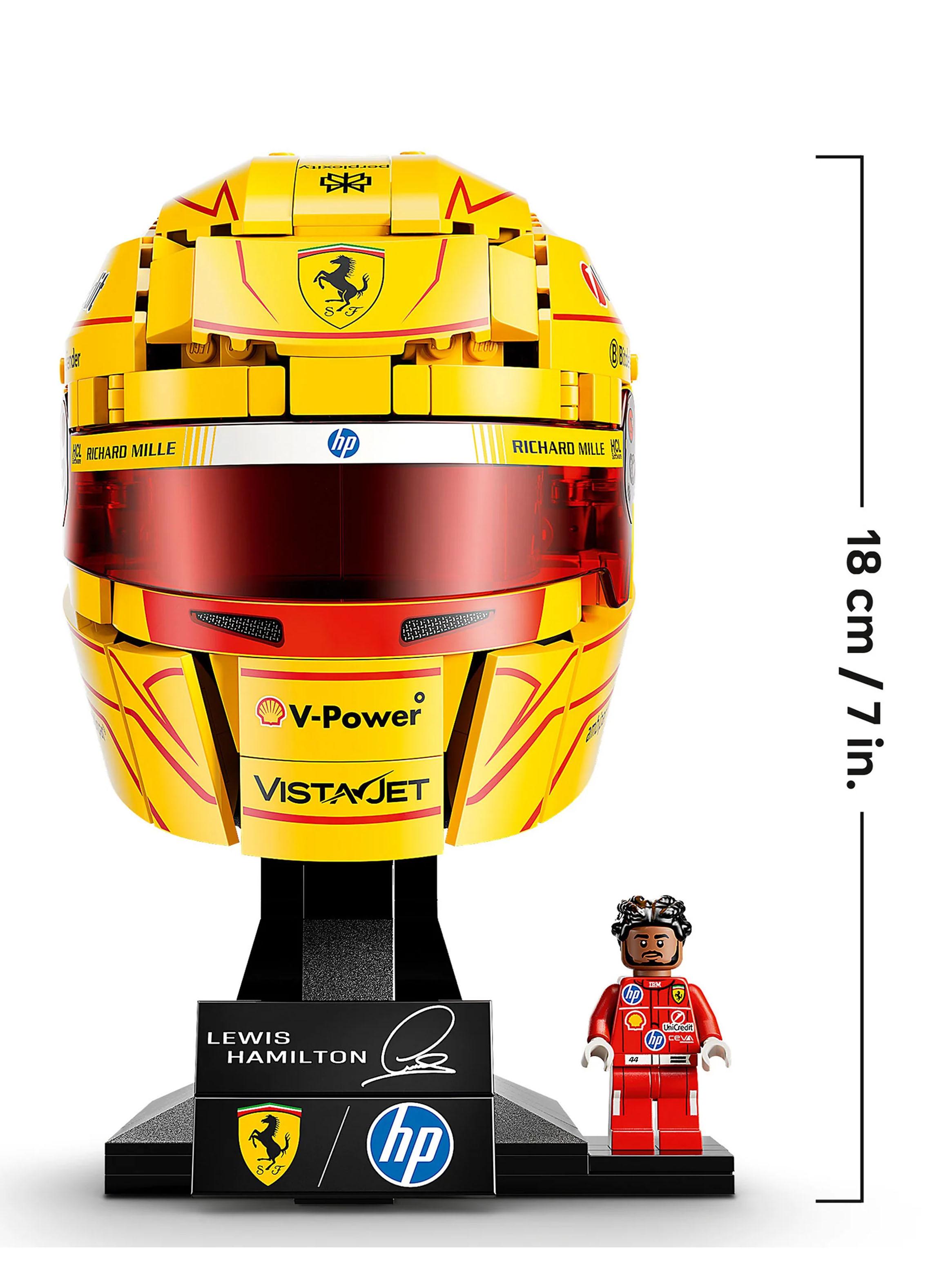 Lego Casco Lewis Hamilton Ferrari 884 Piezas-3
