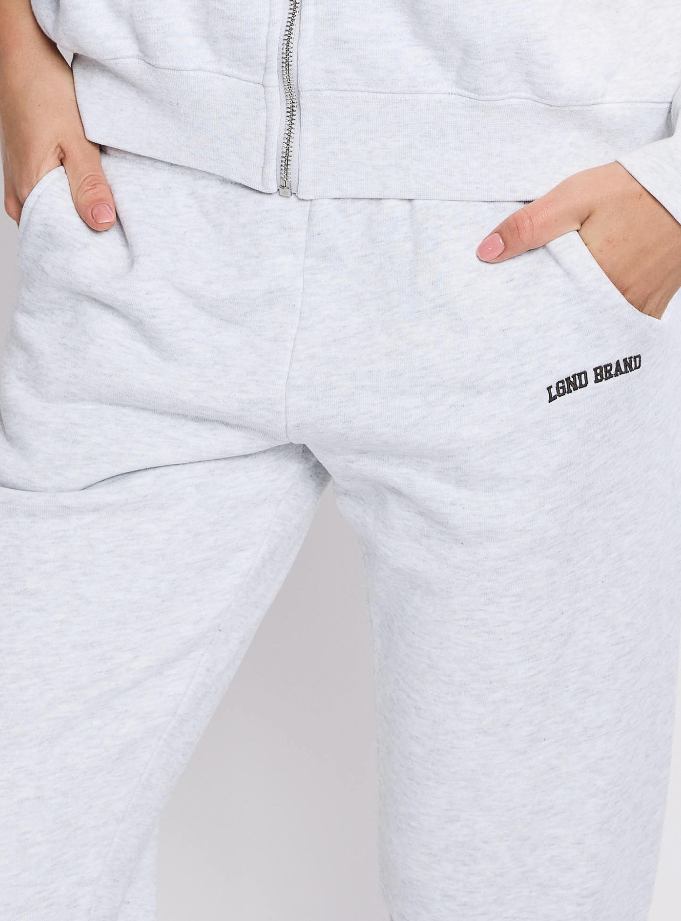 Pantalón de Buzo Cuffed Light Gray-2