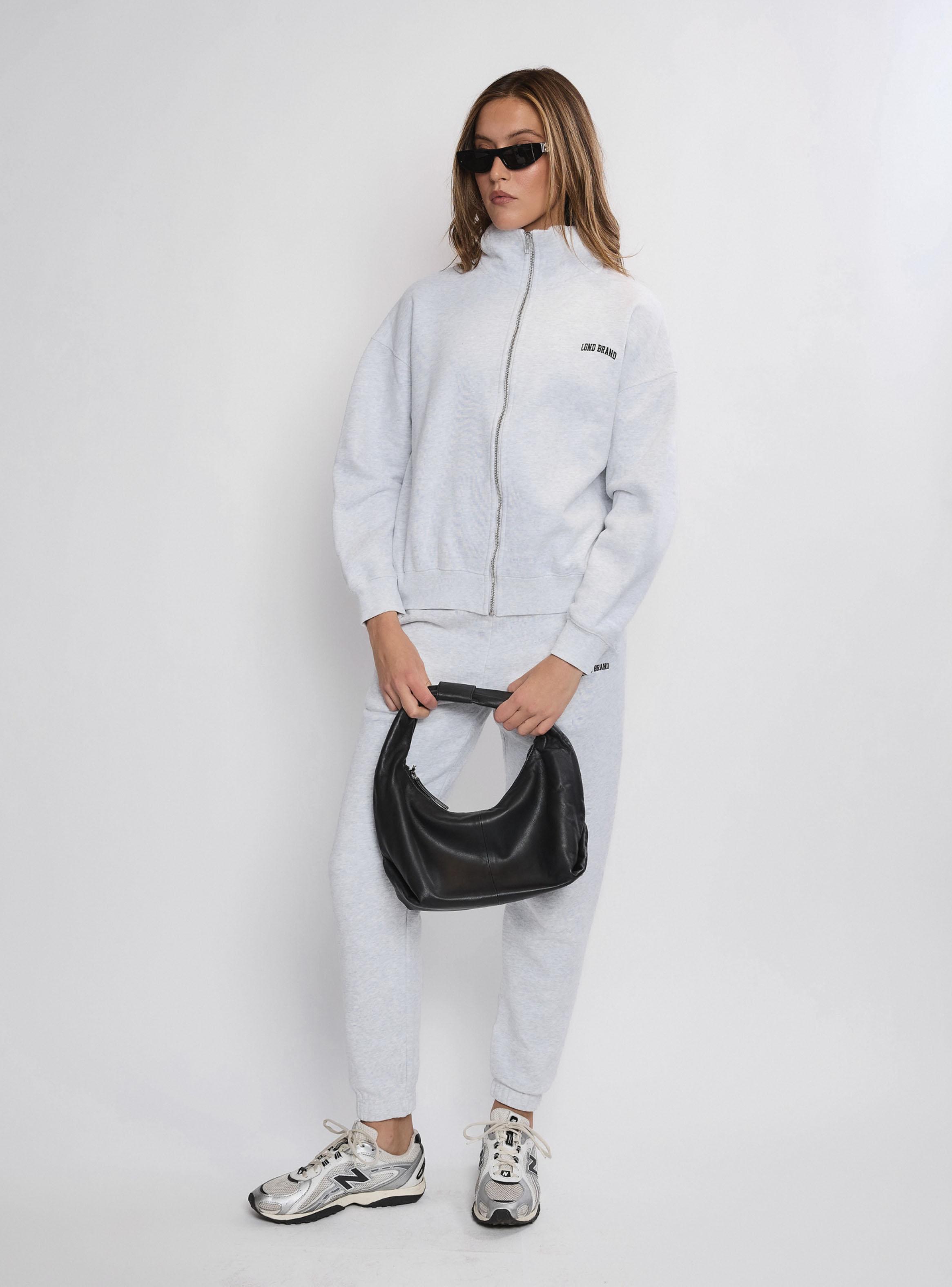 Pantalón de Buzo Cuffed Light Gray-3