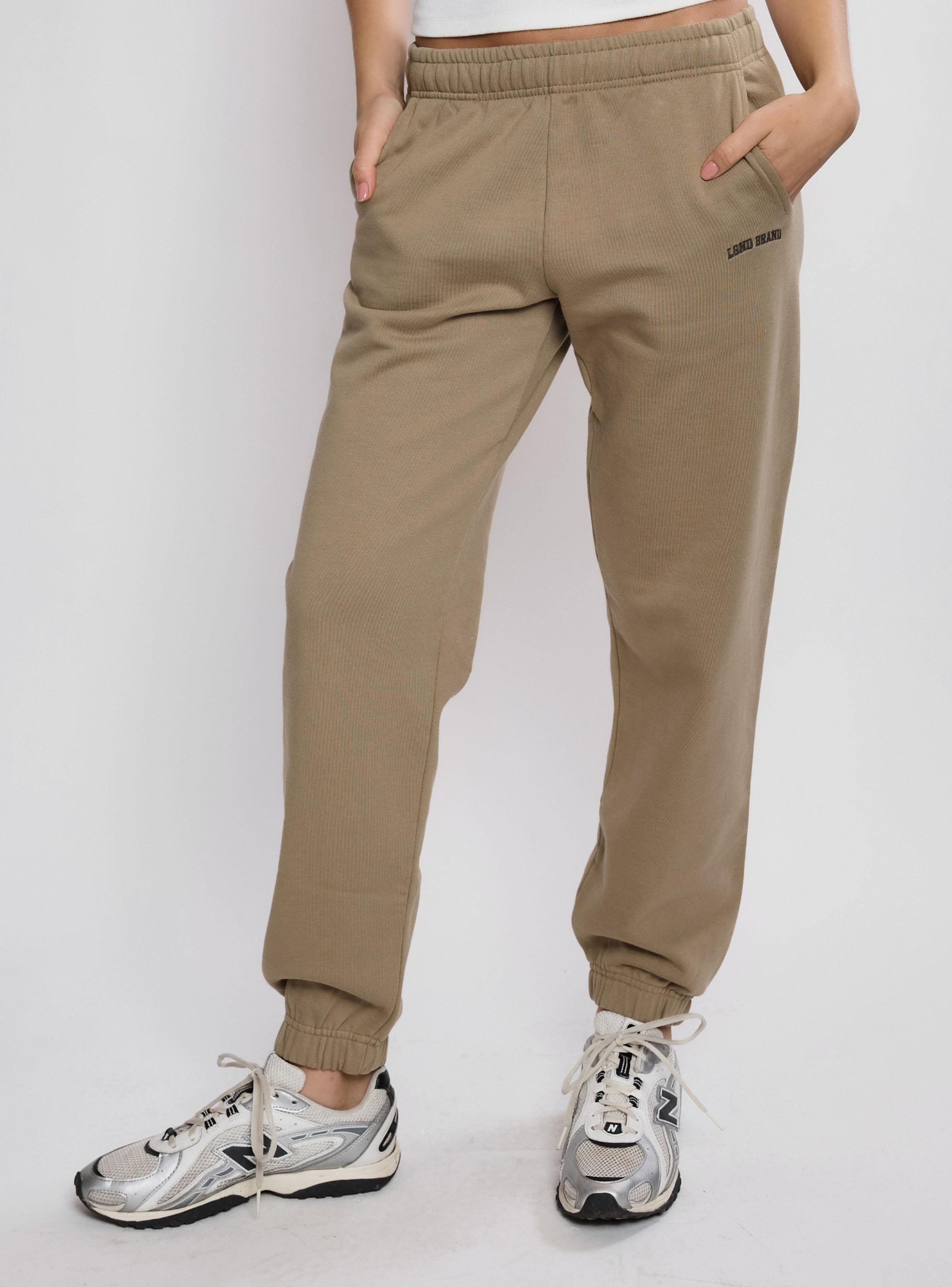 Pantalón de Buzo Cuffed Light Taupe-0