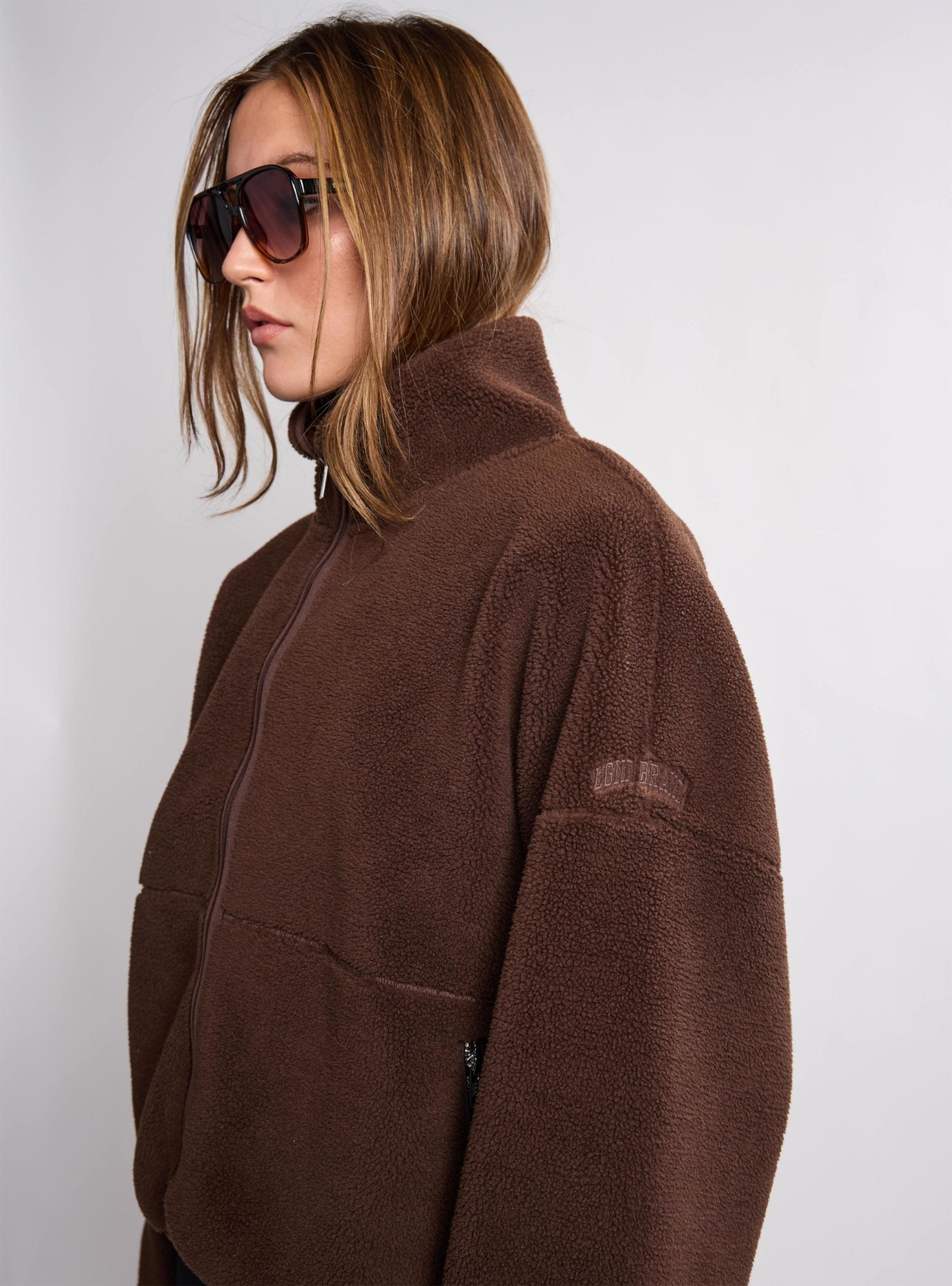 Chaqueta de Borrego Color Espresso-2