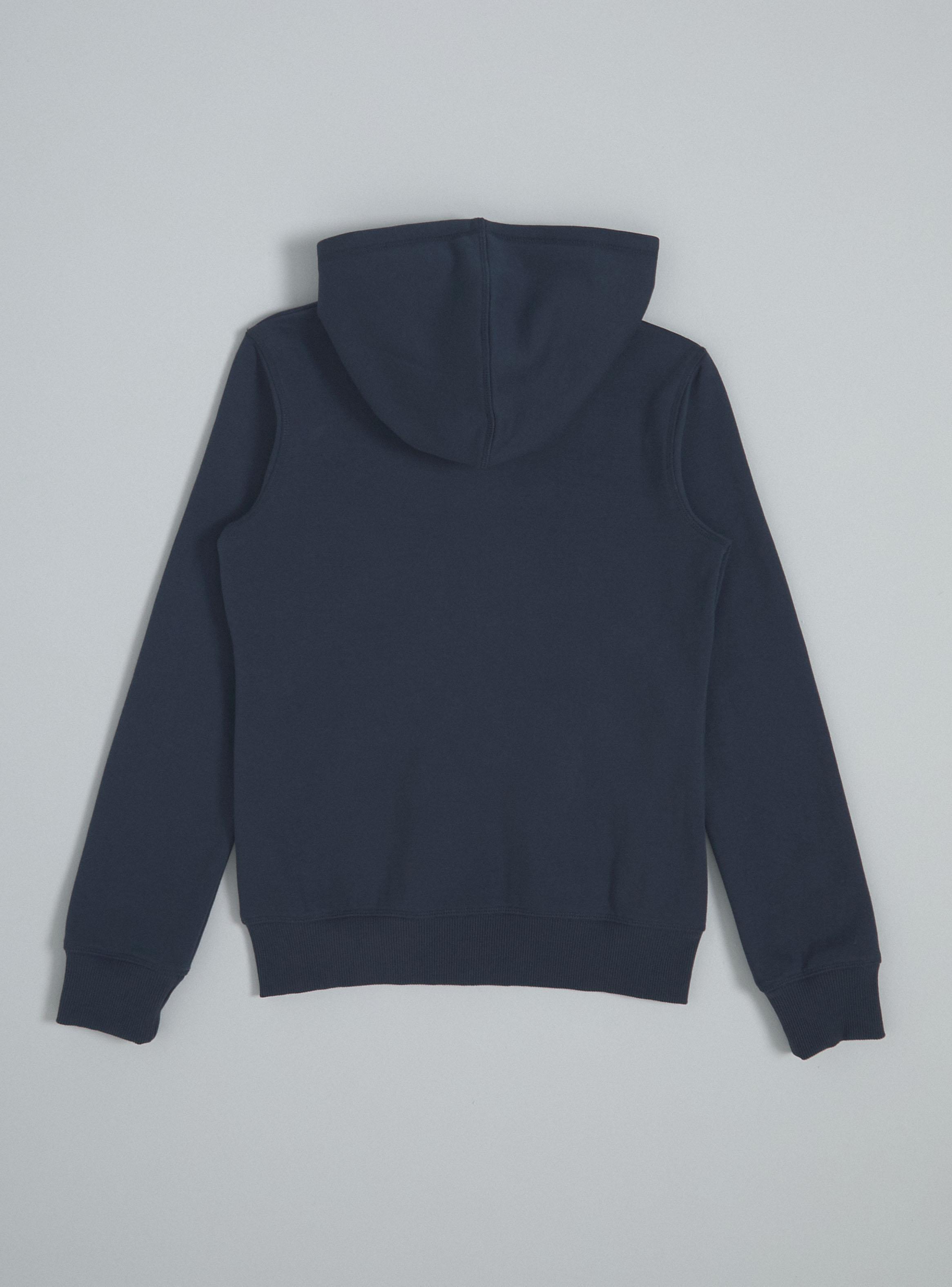 Polerón con Cierre y Gorro Azul Marino Niña Tallas 12-14-16-2
