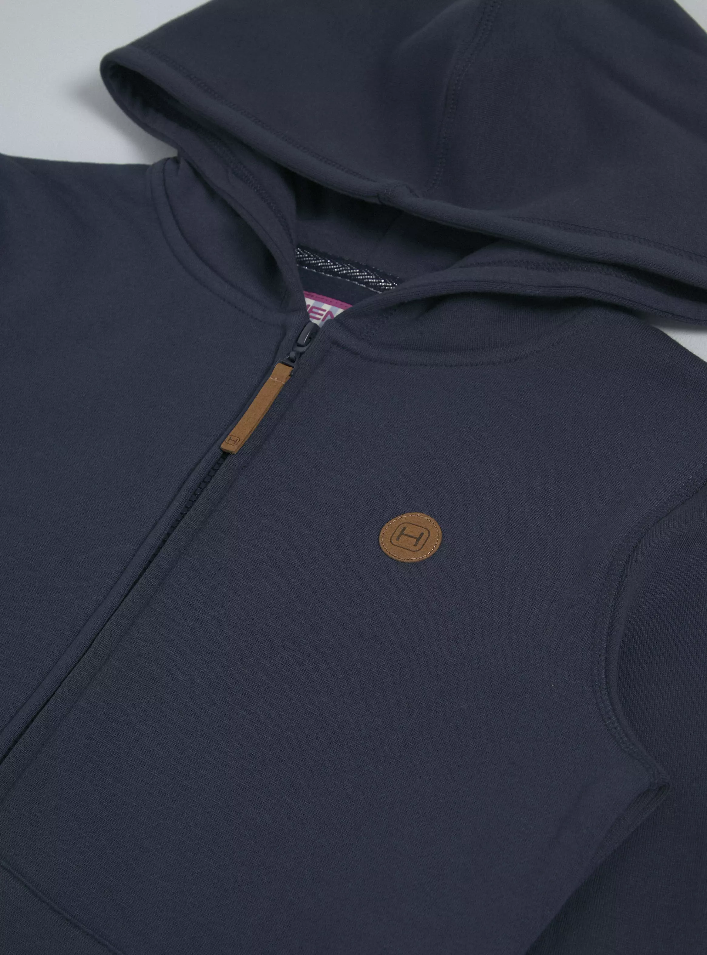 Polerón con Cierre y Gorro Azul Marino Niña Tallas S-M-L-XL-3