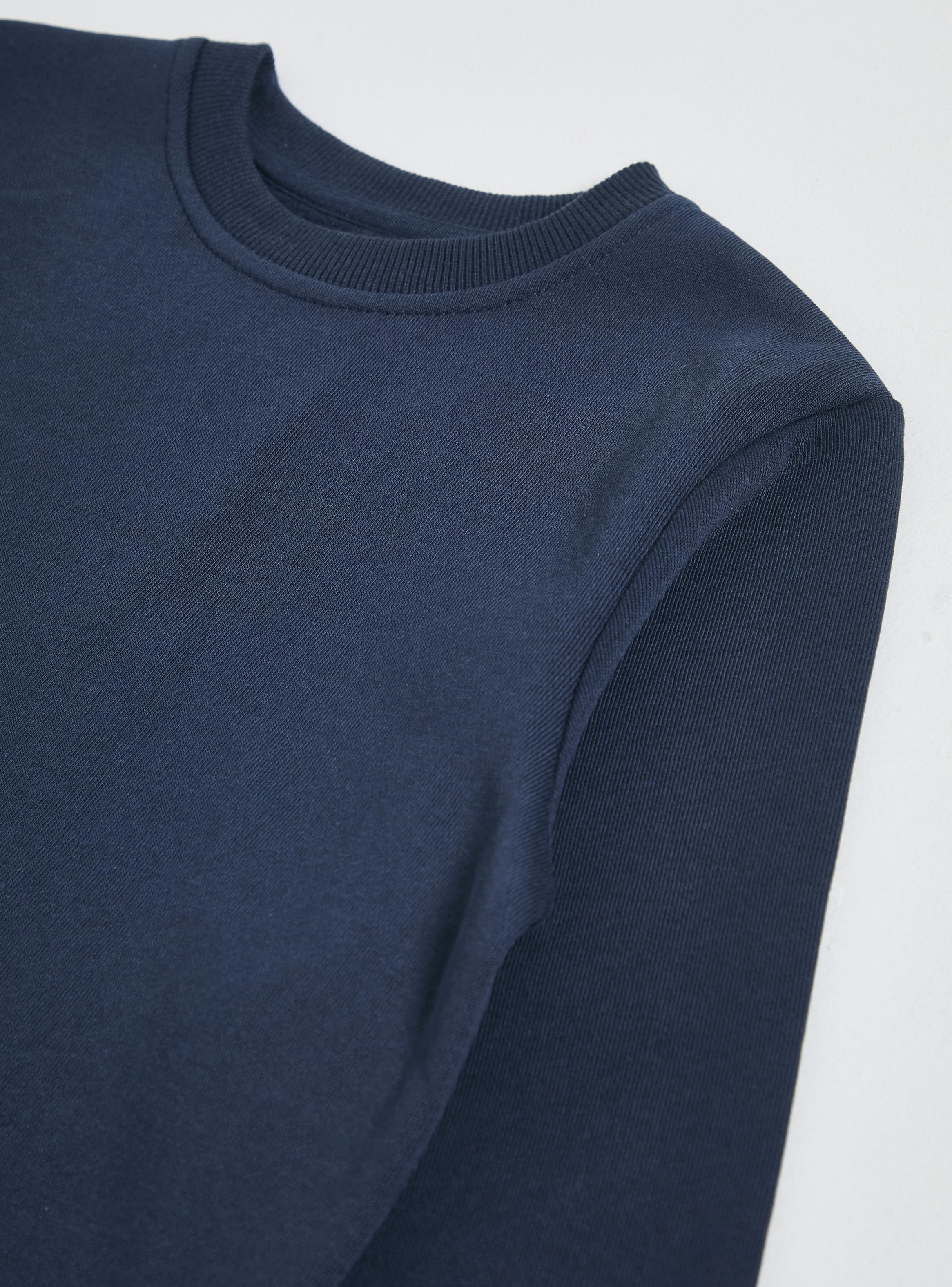 Polerón Cuello redondo Azul Marino Niño Tallas 6-8-10-3