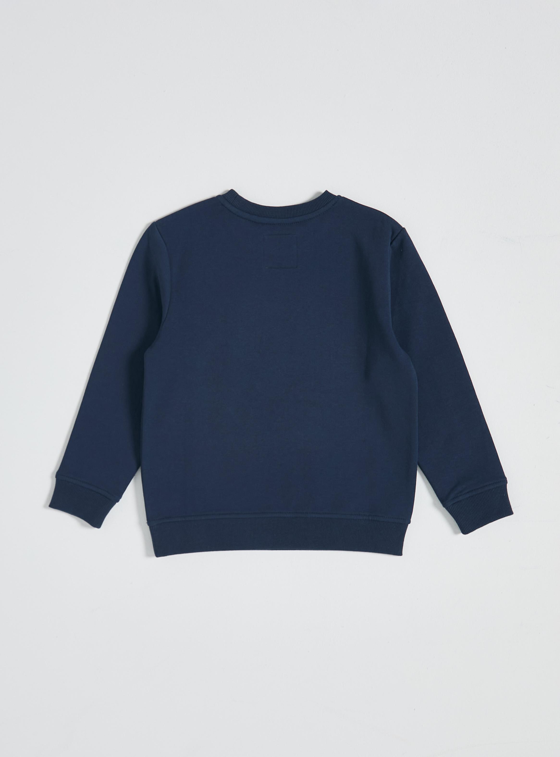 Polerón Cuello redondo Azul Marino Niño Tallas 6-8-10-1