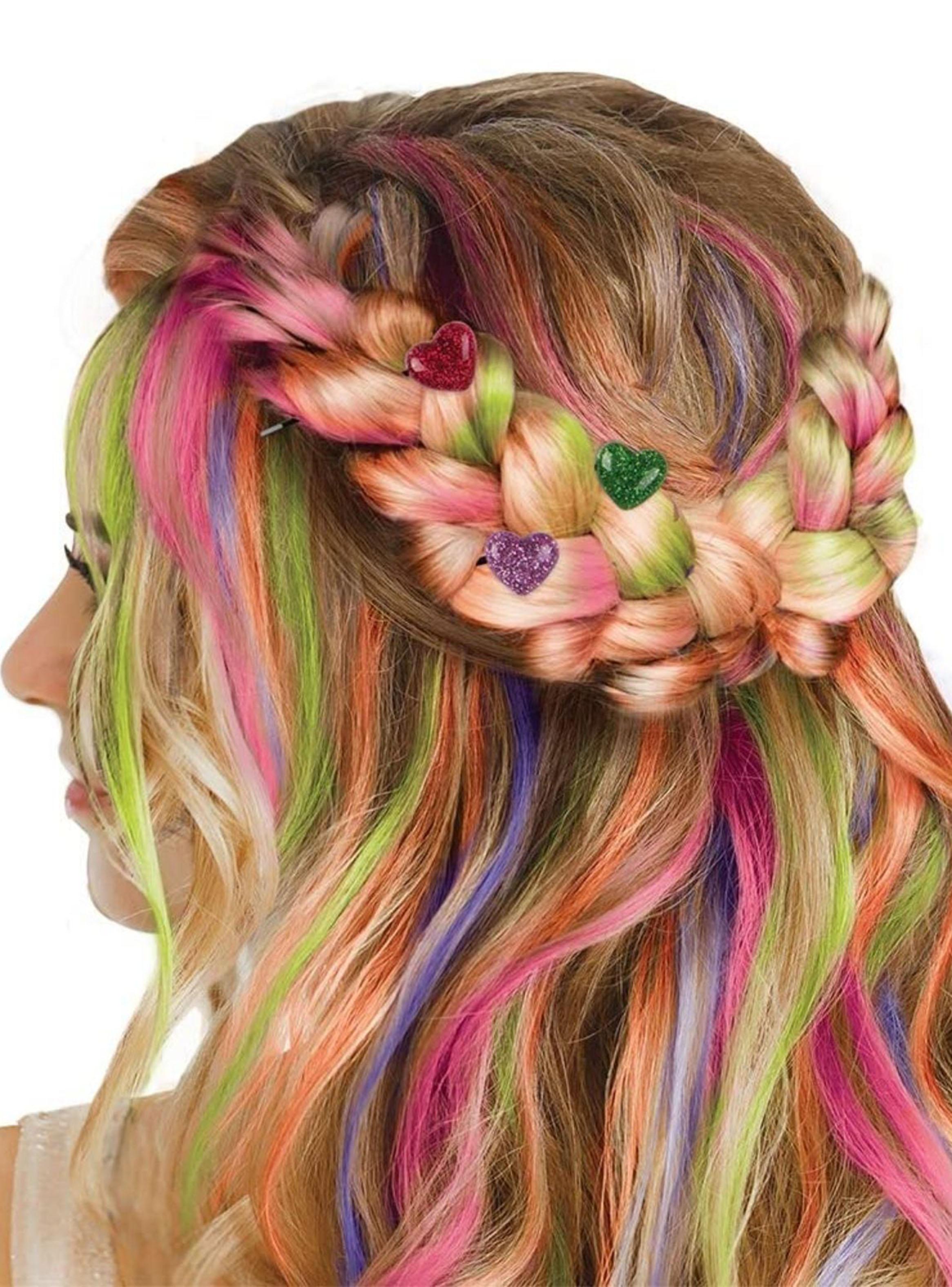 Juego de Diseño de Cabello 4 Colores-3
