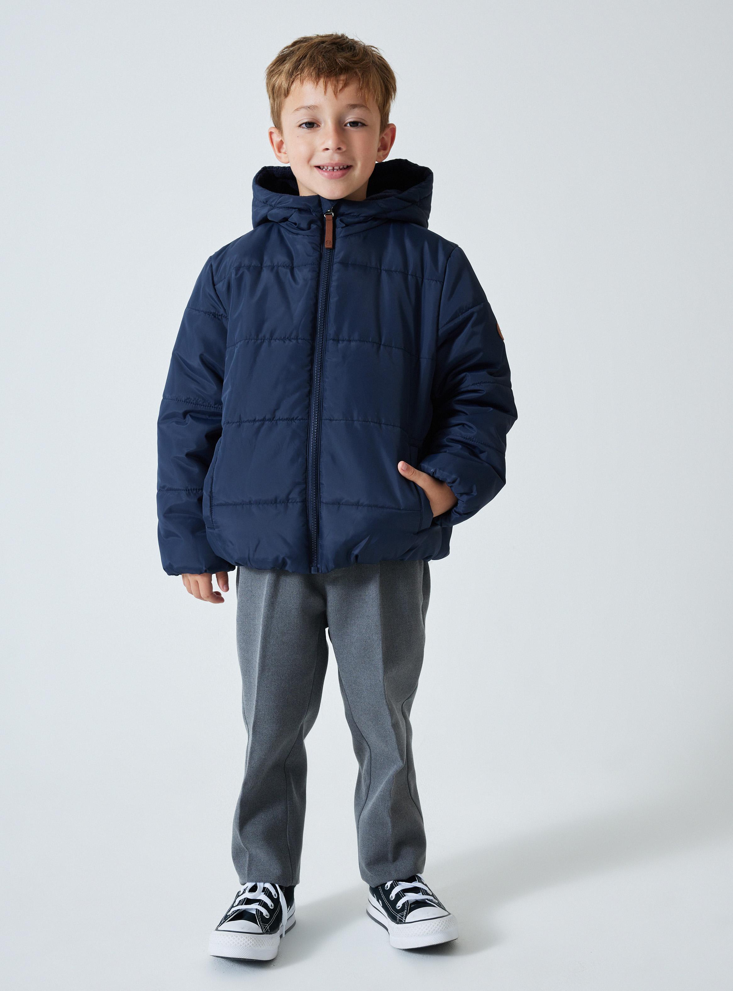 Parka con Capucha y Cierre-3