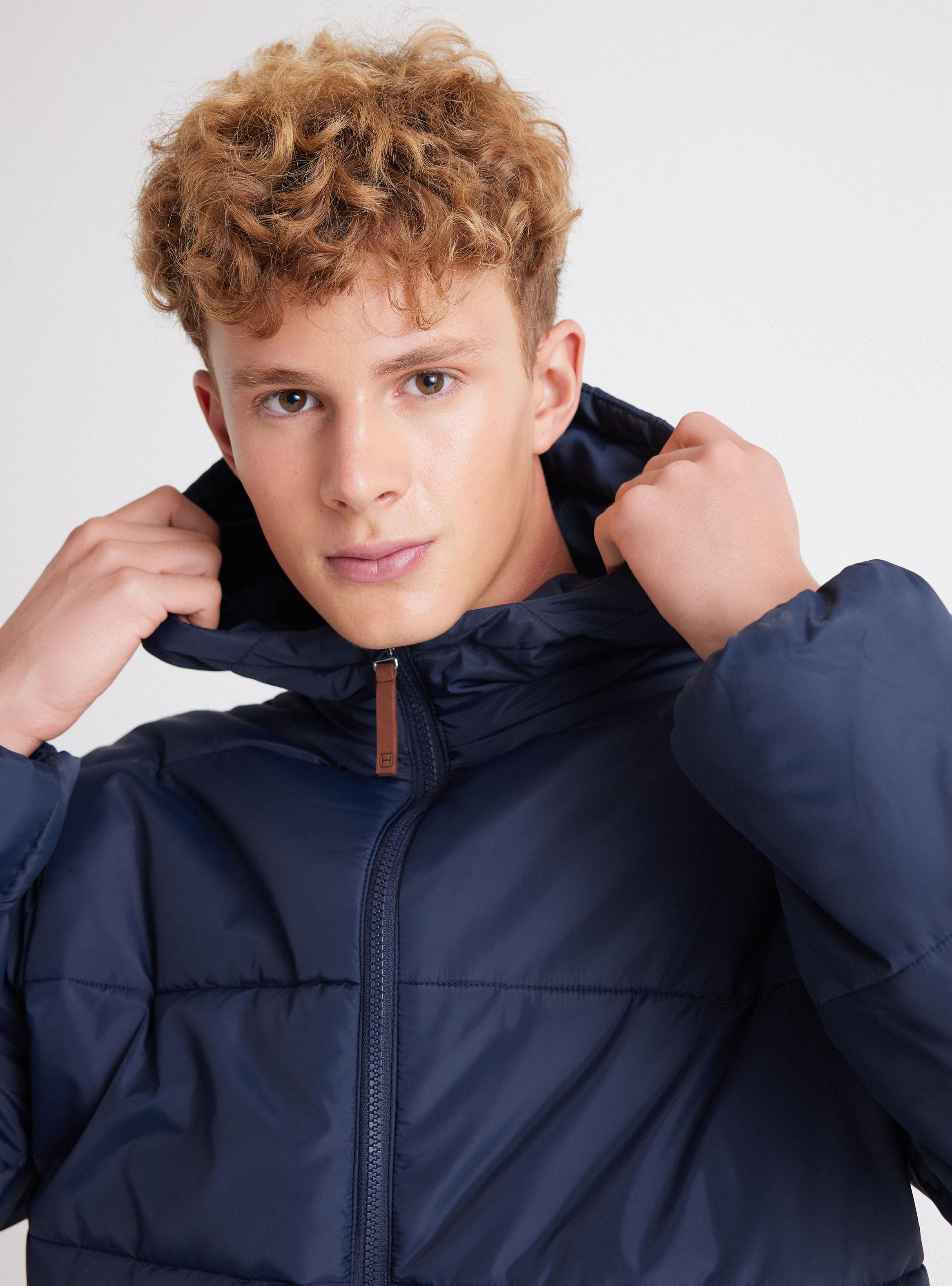 Parka Azul Niño Talla S A Xl-2