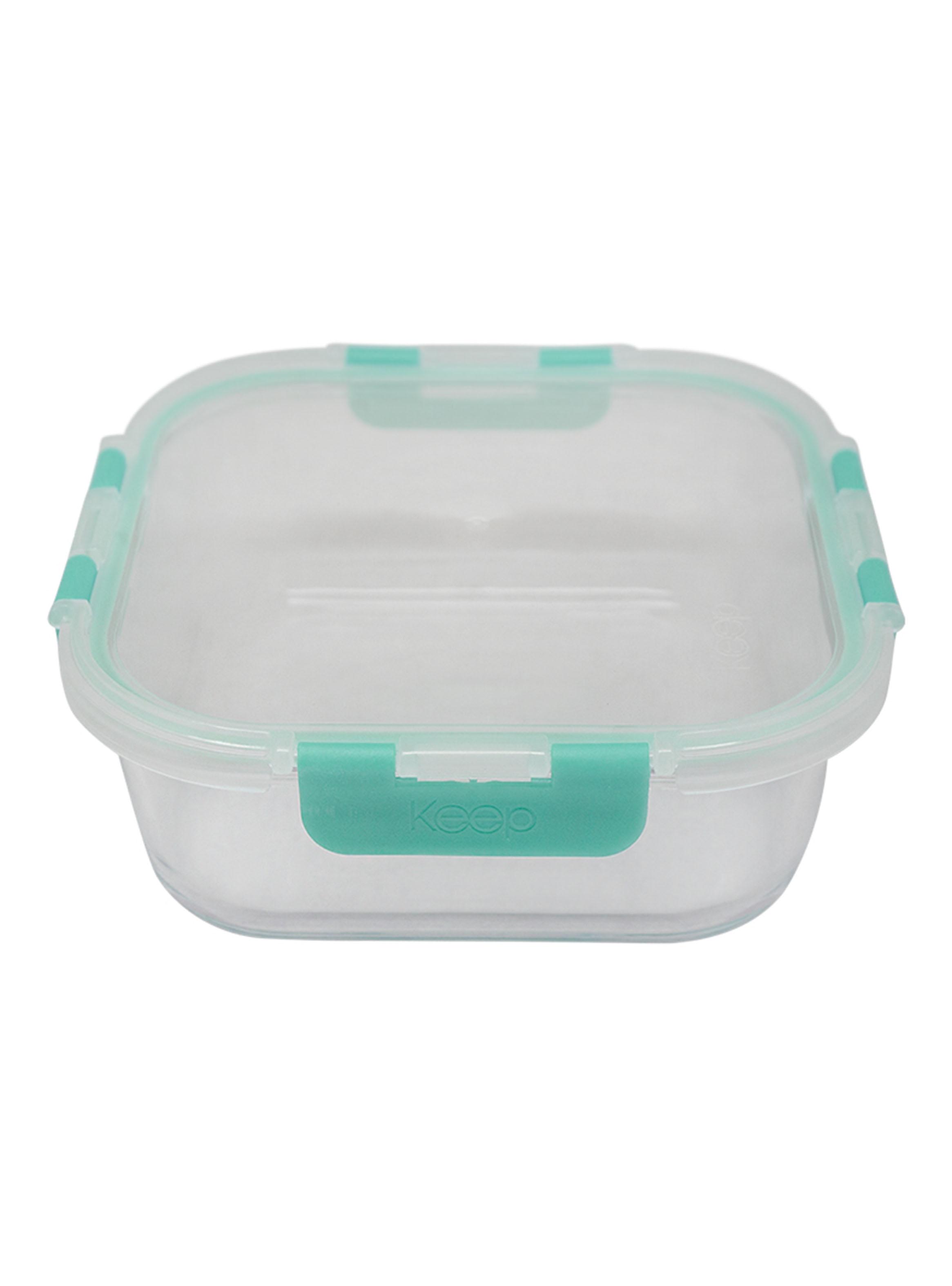 Hermético Vidrio Cuadrado 320 ml-2