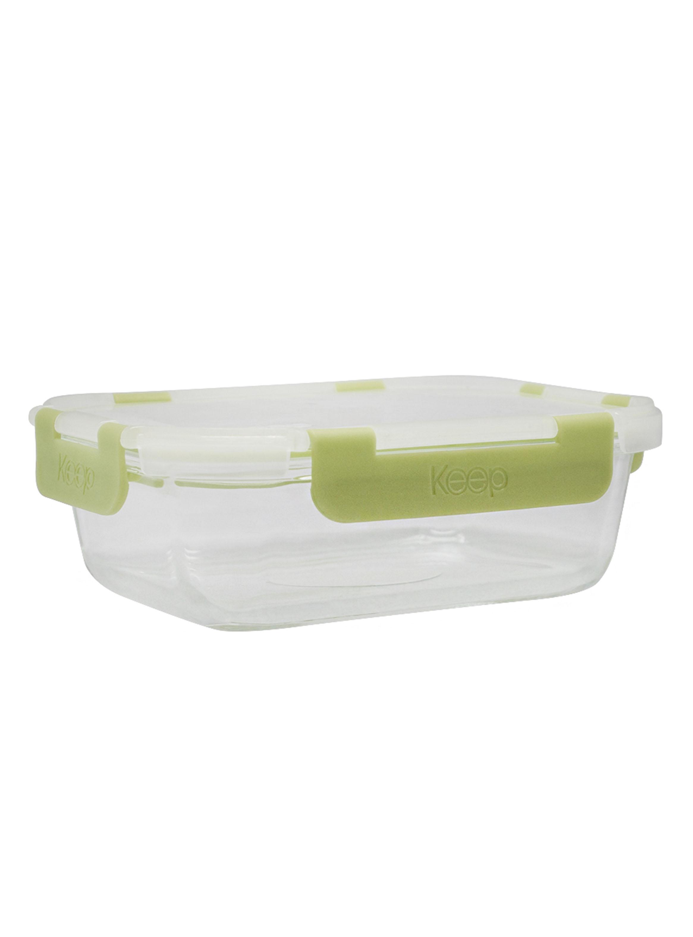 Hermético Vidrio Rectangular 640 ml-0