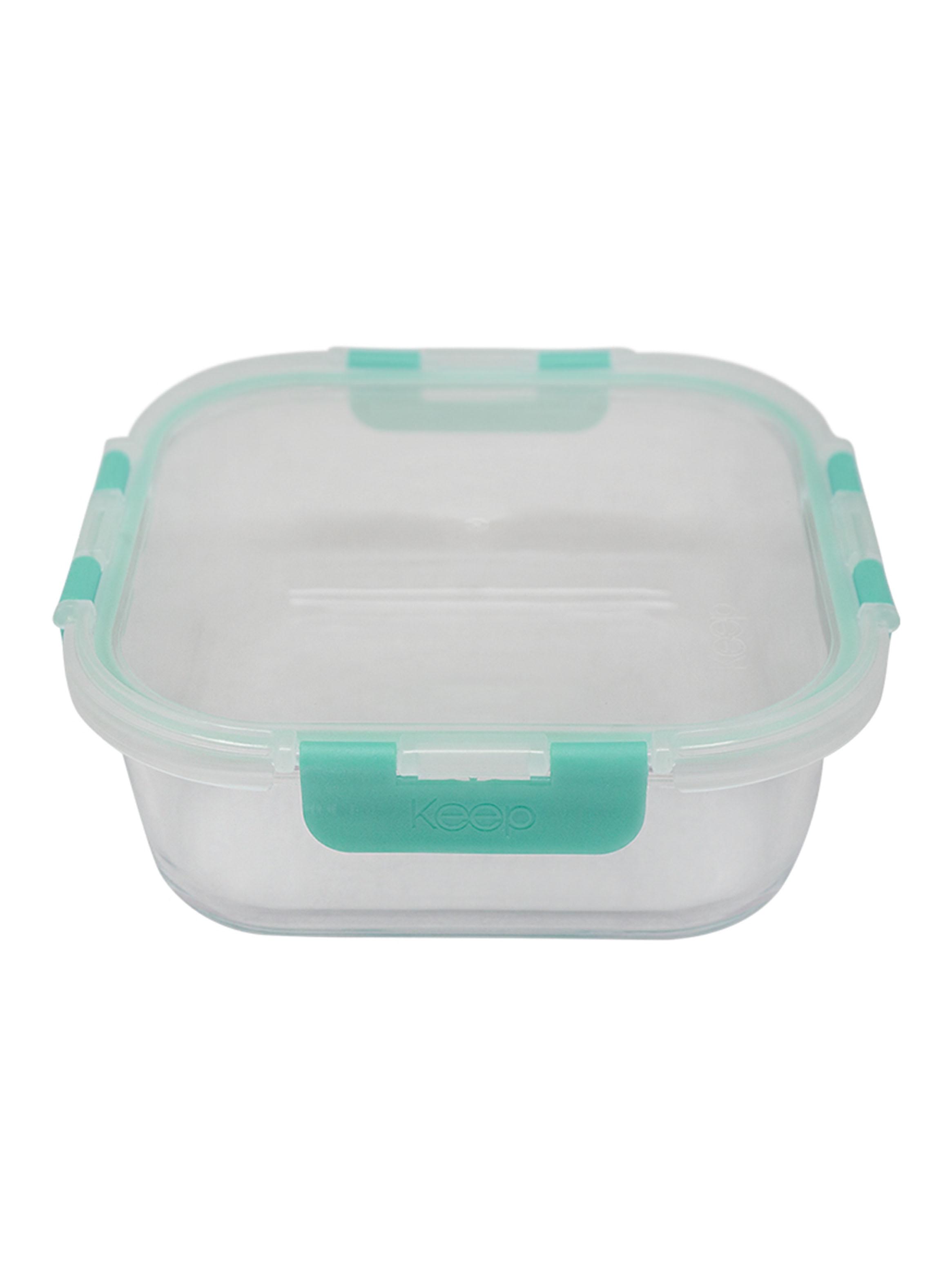 Hermético Vidrio Cuadrado 800 ml-0