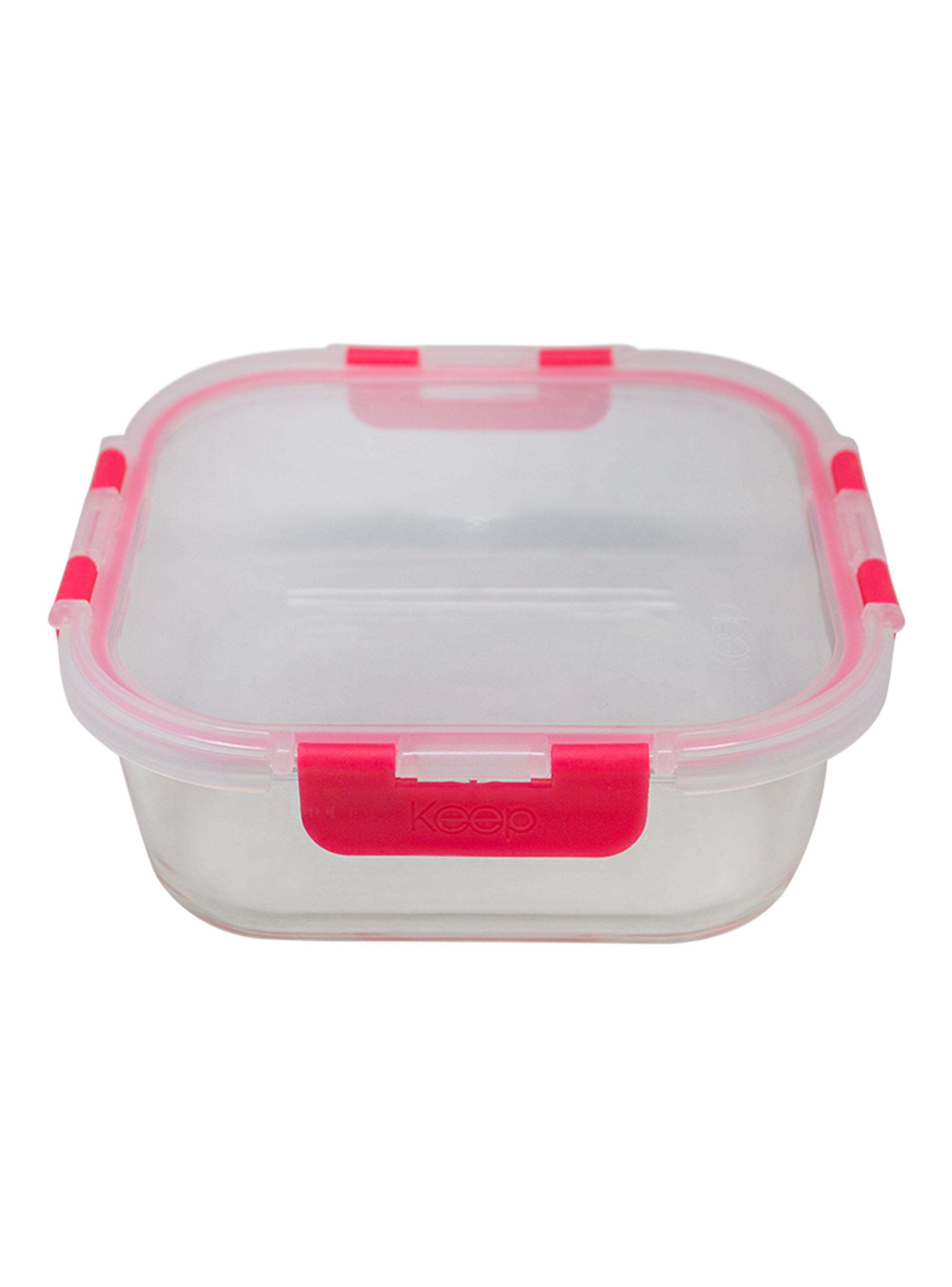 Hermético Vidrio Cuadrado 800 ml-1