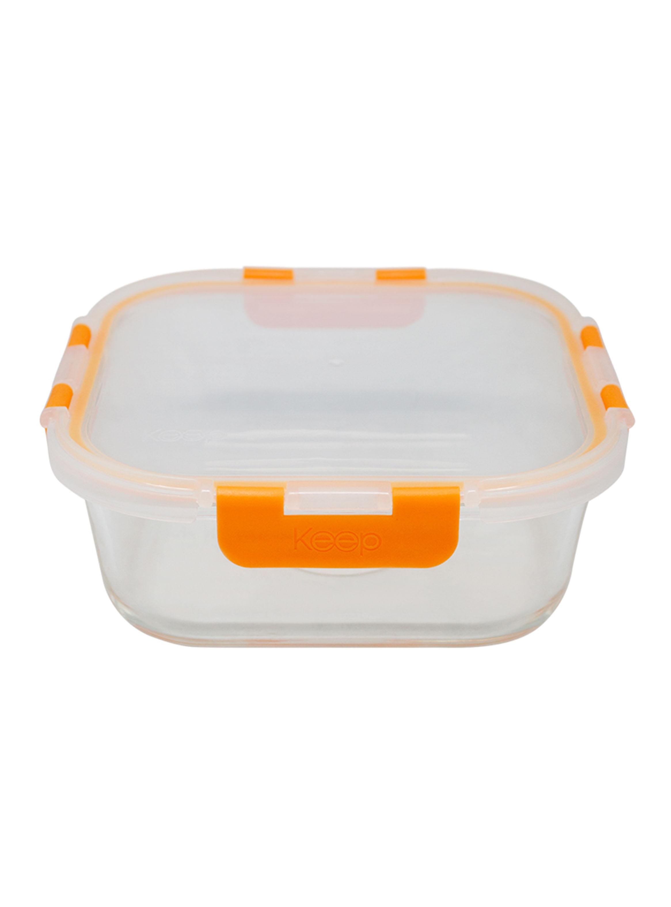 Hermético Vidrio Cuadrado 800 ml-2