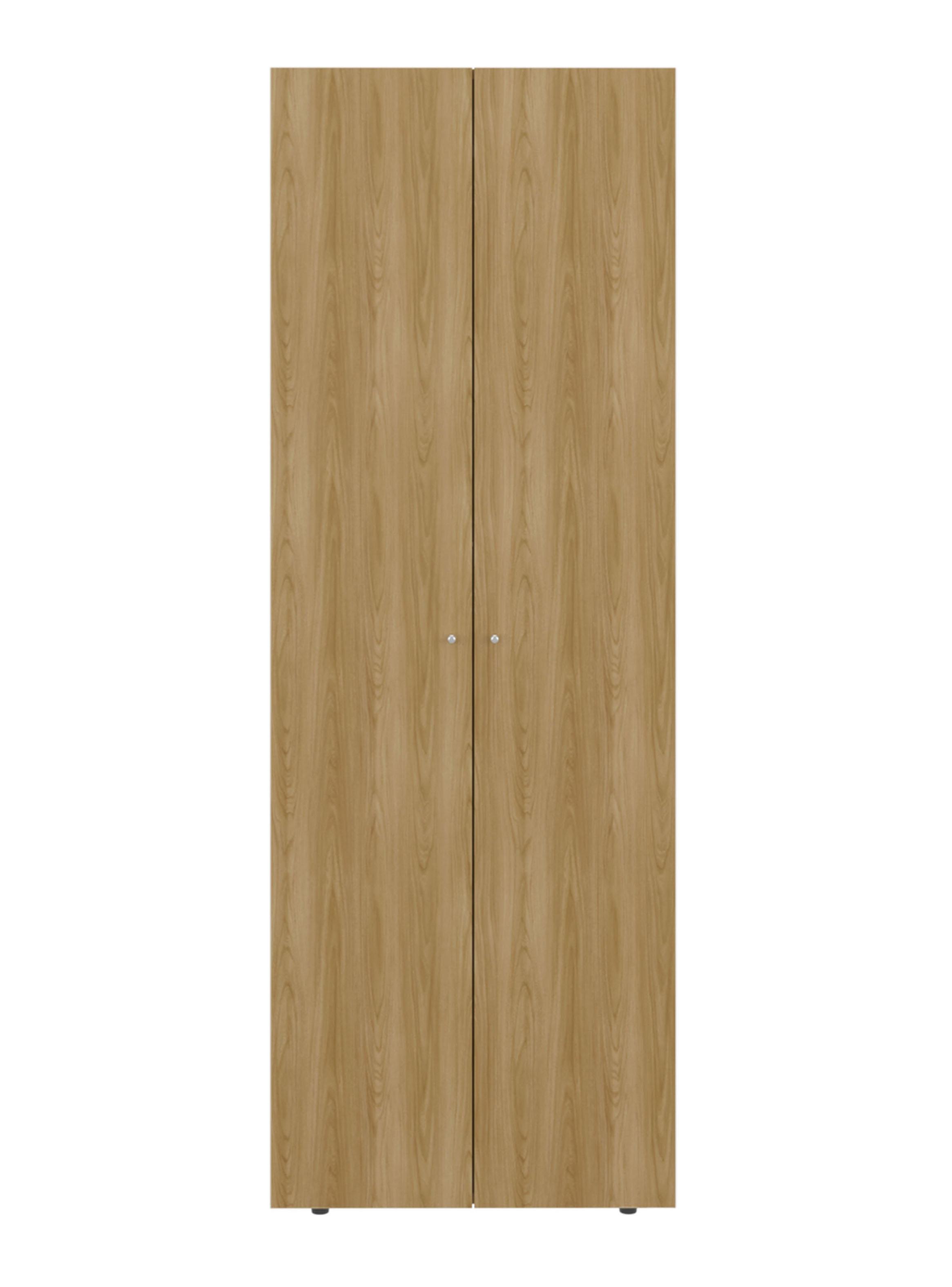Combo Clóset 3 Puertas Con Colgador + Módulo Superior 200x60x40.2 cm Fresno Europeo-2