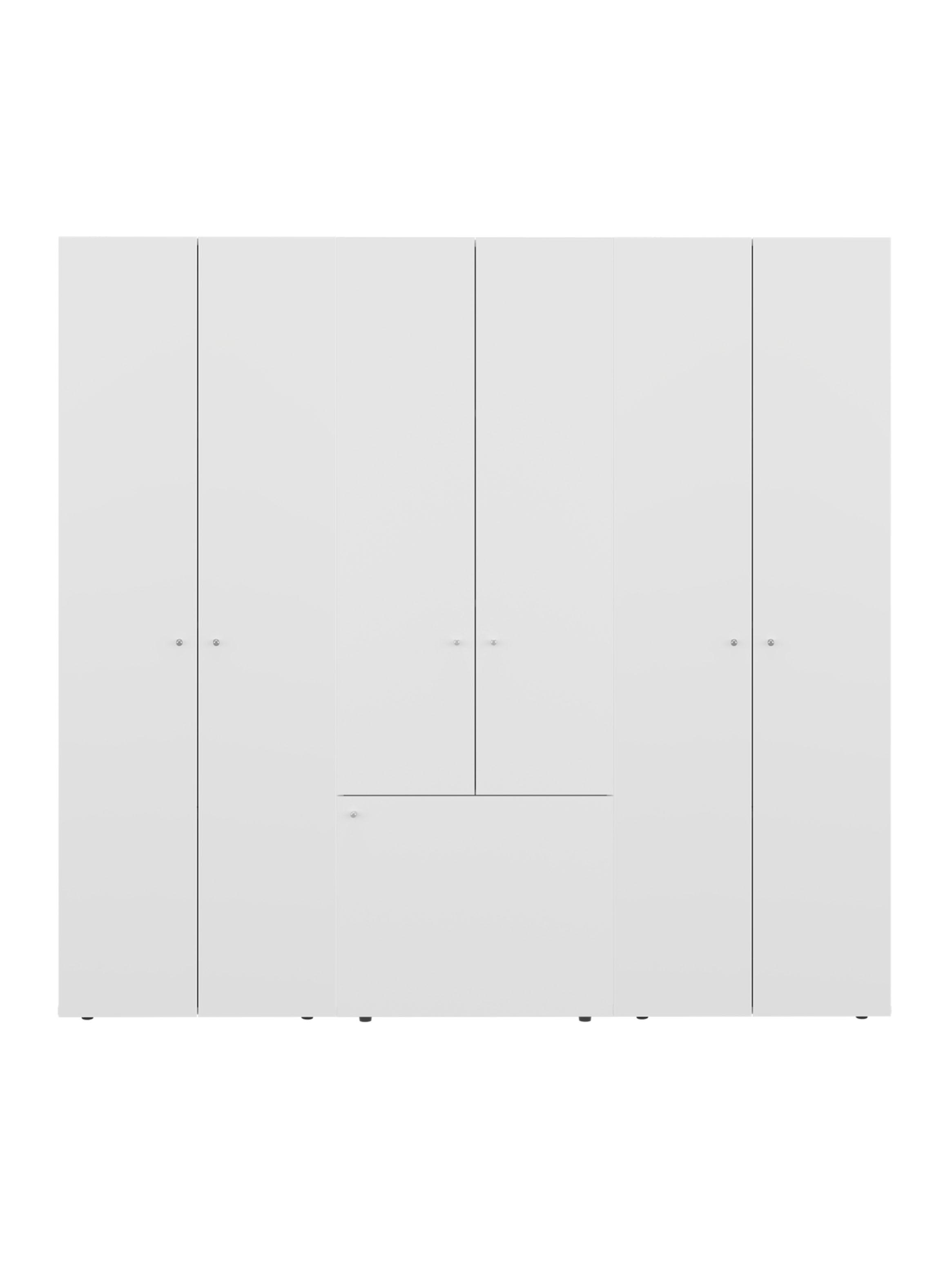 Combo Clóset 7 Puertas 170x180x40.2 cm Blanco-0