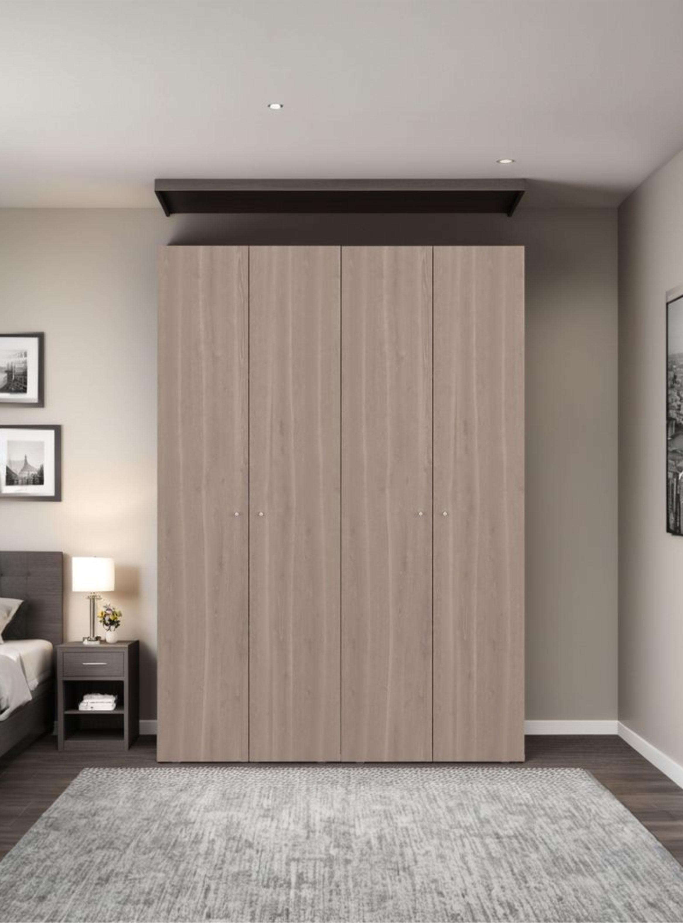Combo Clóset 4 Puertas 170x120x40.2 cm Bardolino-4