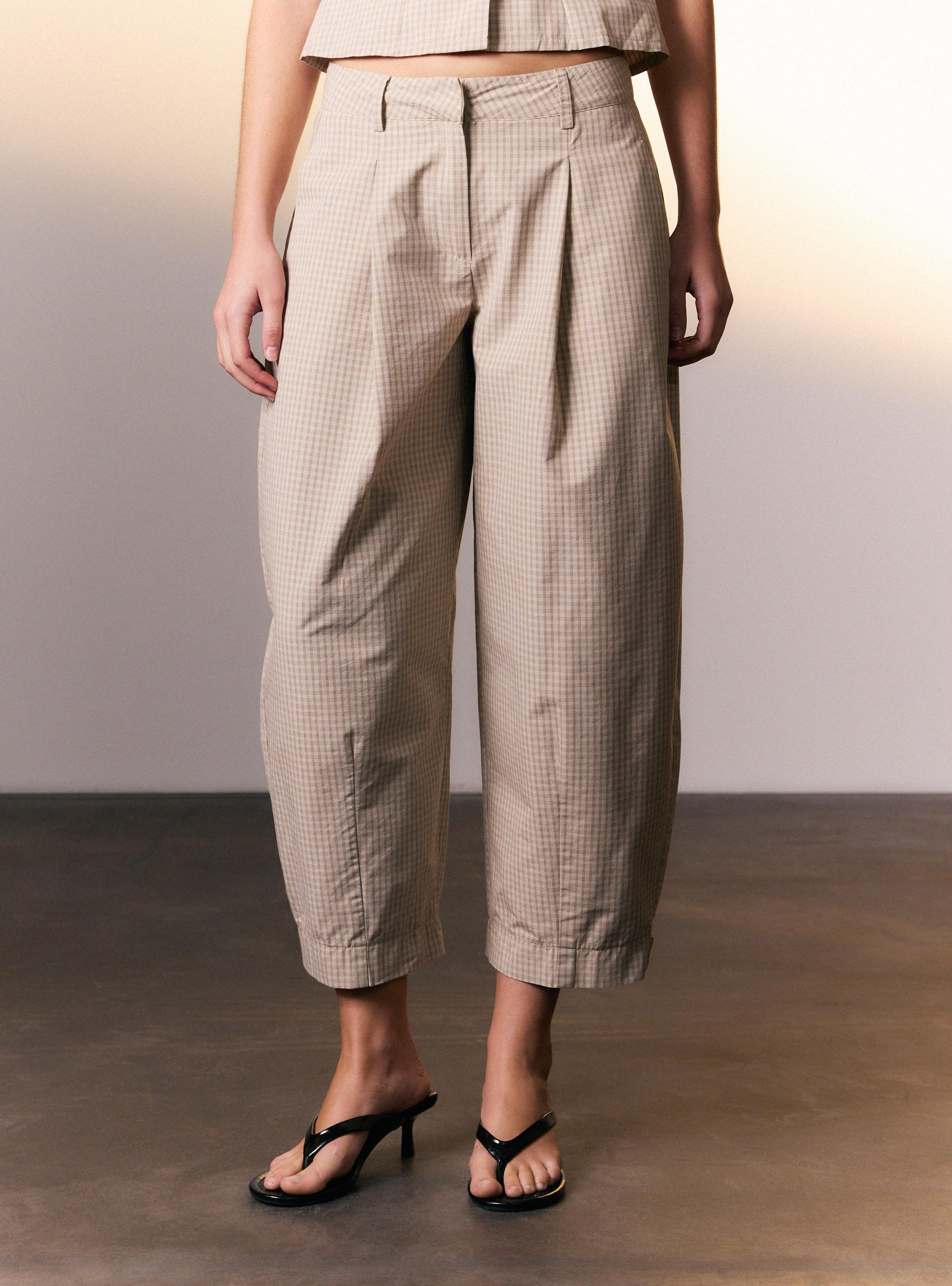 Pantalón Baggy Cuadros Colaboración Enilá-0