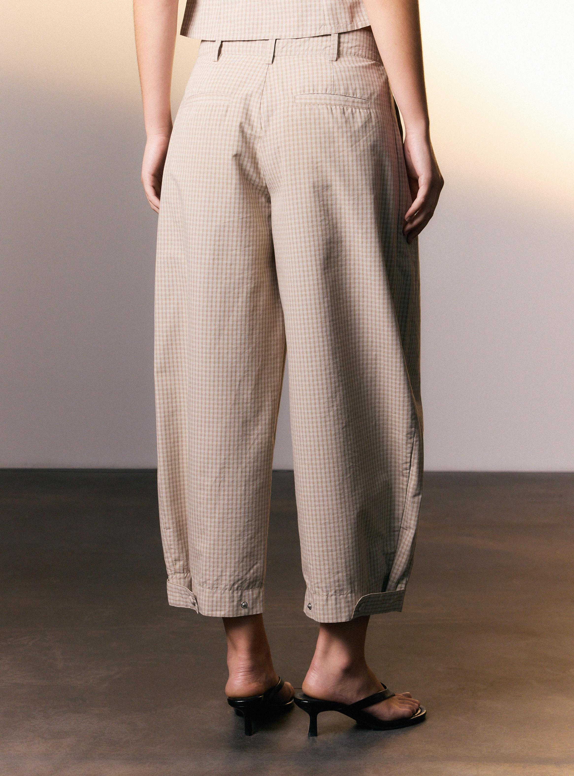 Pantalón Baggy Cuadros Colaboración Enilá-1