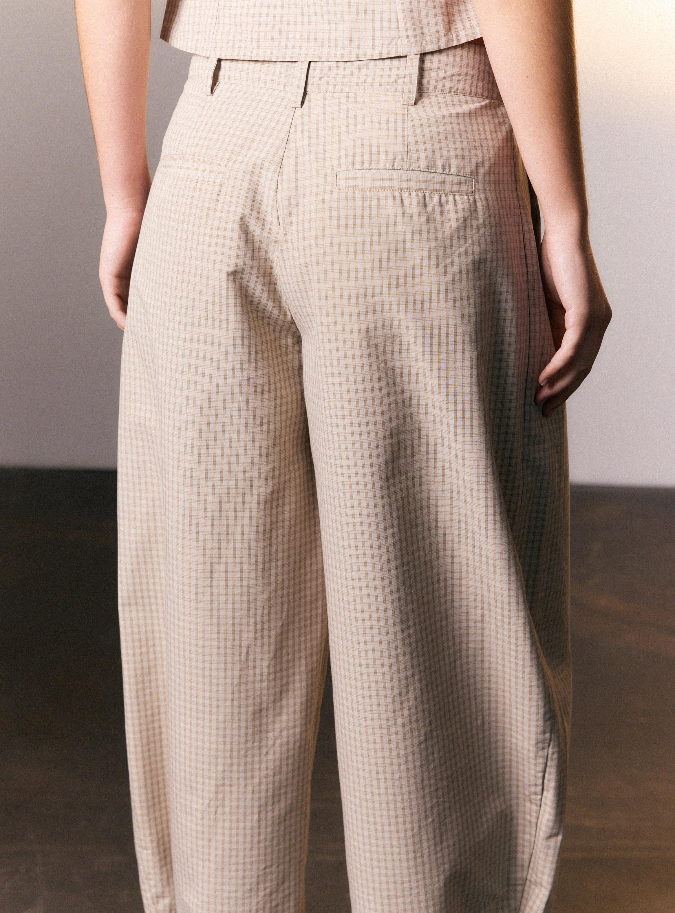Pantalón Baggy Cuadros Colaboración Enilá-3