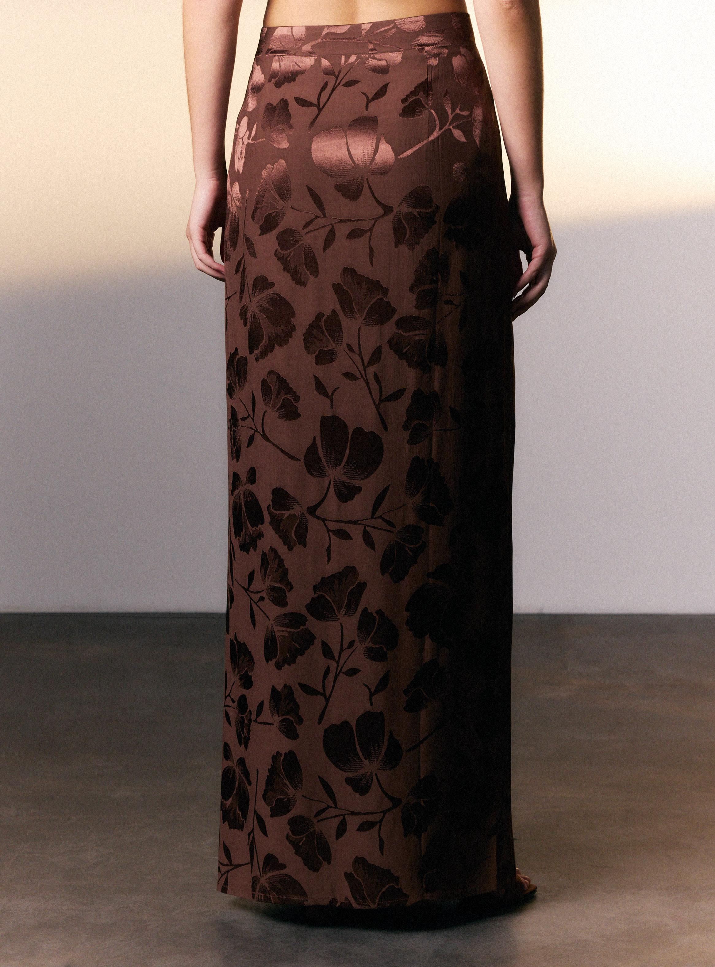 Falda Maxi Jacquard Colaboración Eliora-1
