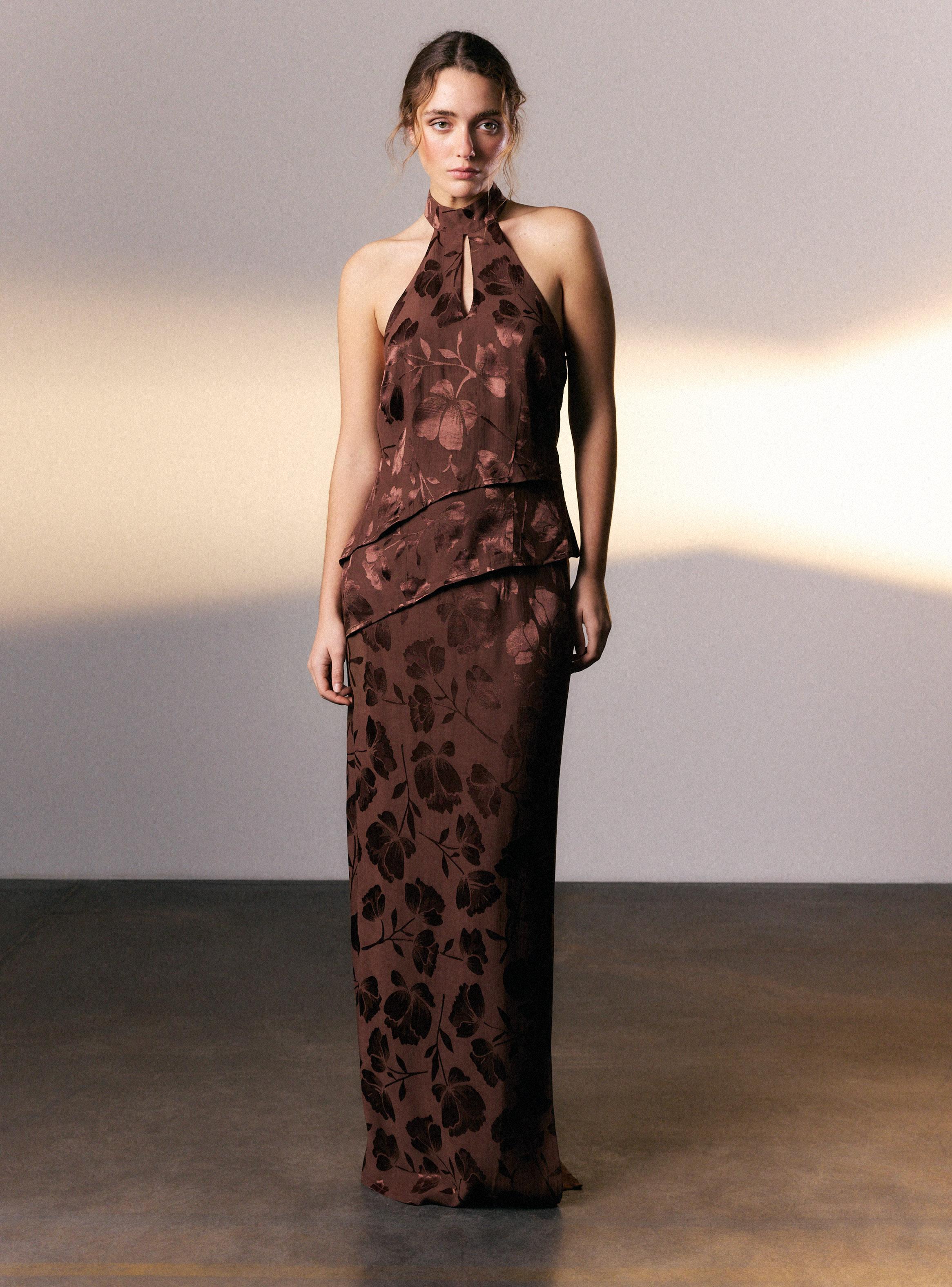 Falda Maxi Jacquard Colaboración Eliora-4