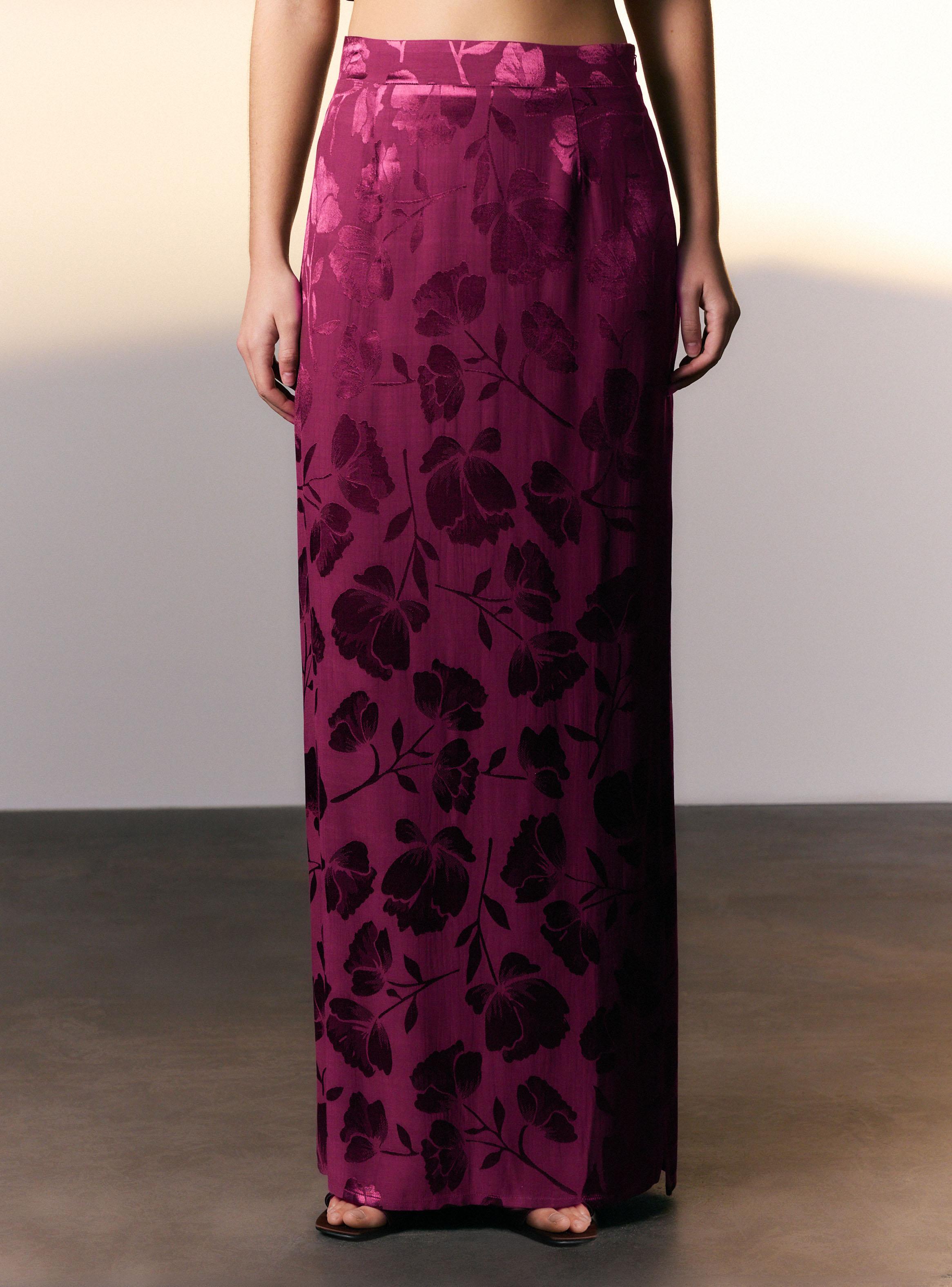 Falda Maxi Jacquard Colaboración Eliora-0