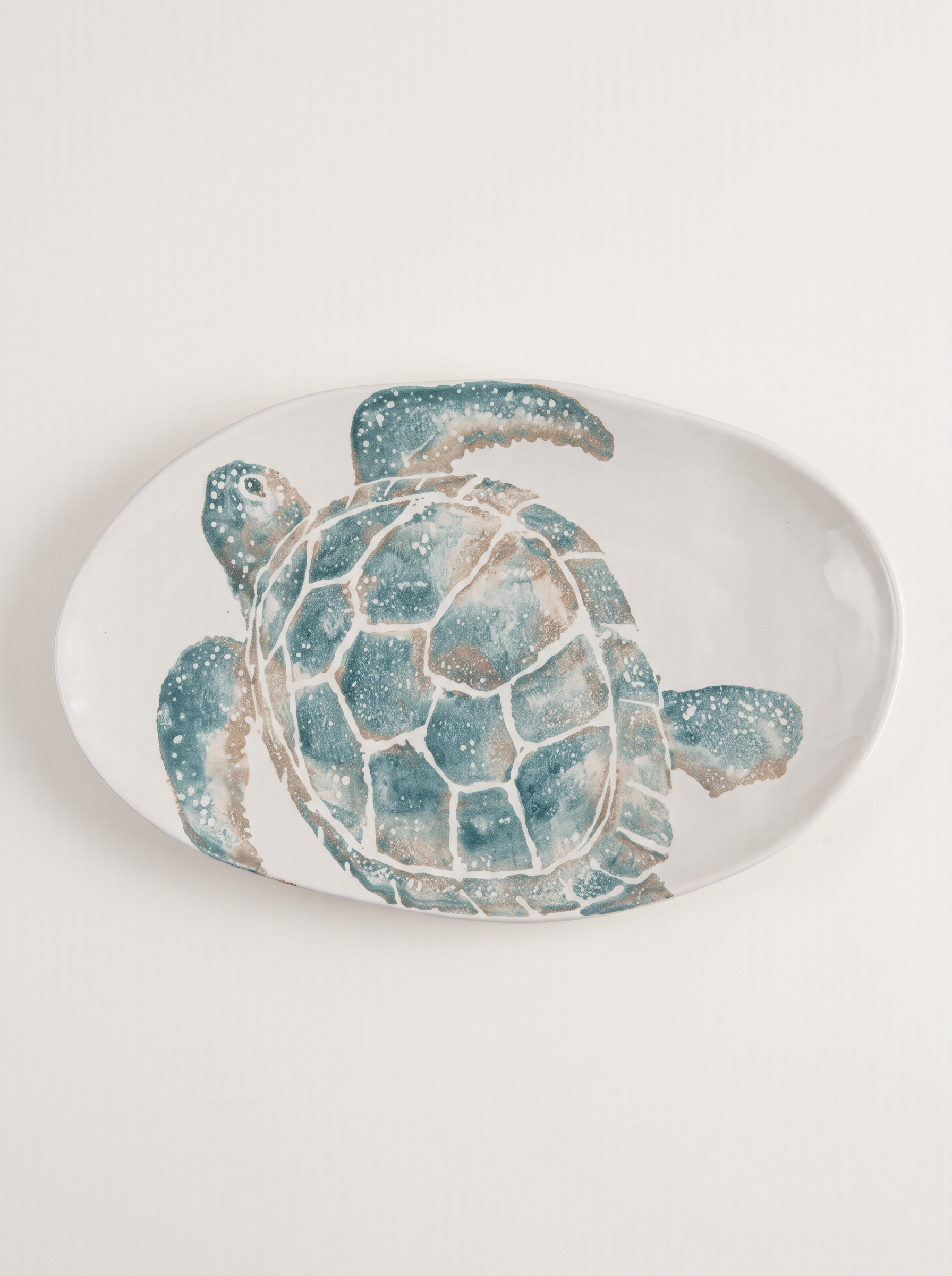 Bandeja Tortugas Ovalada 32x21 cm-0