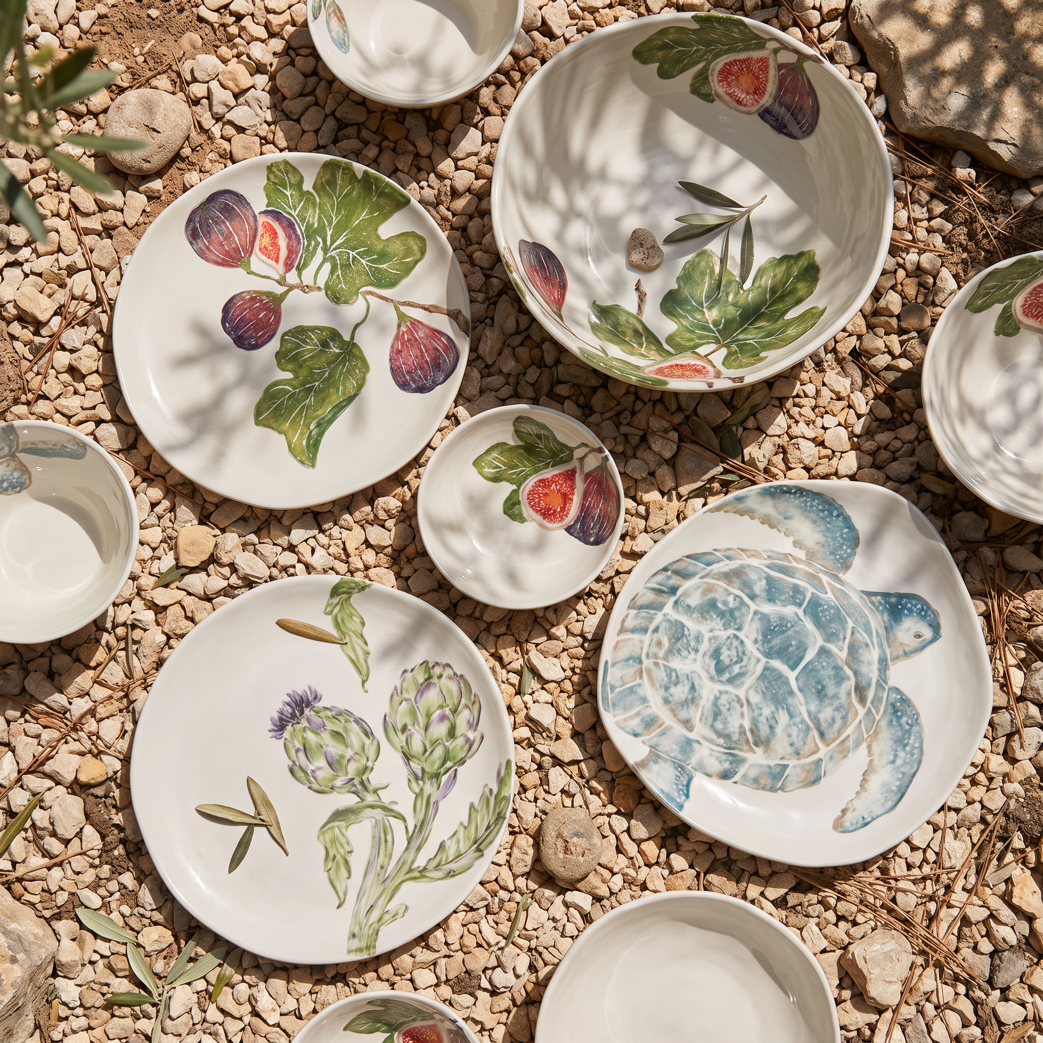 Fuente Alcachofas 34 cm-2