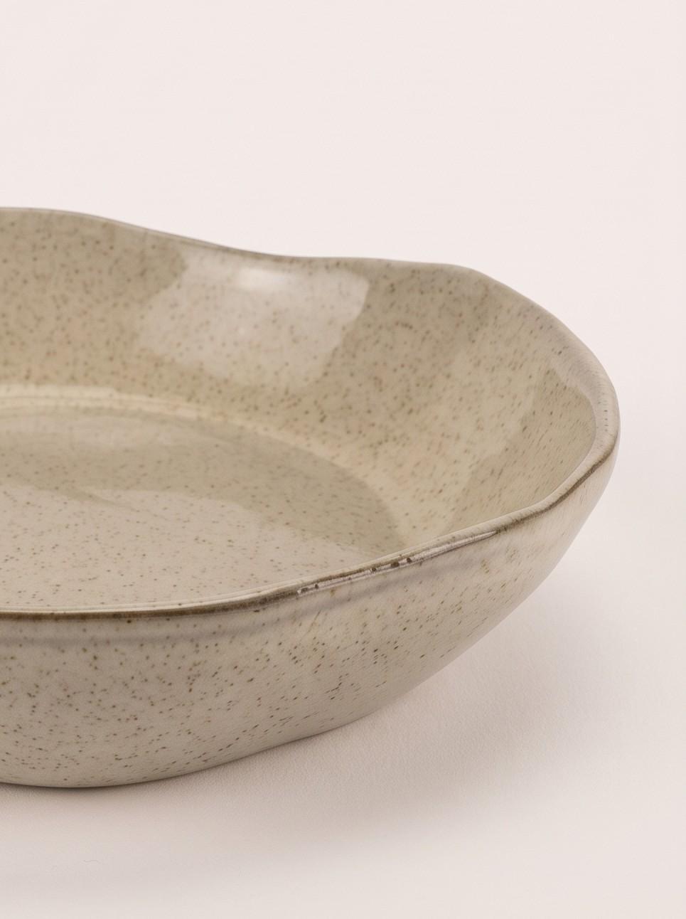 Plato Sopa Beige 24 cm-1